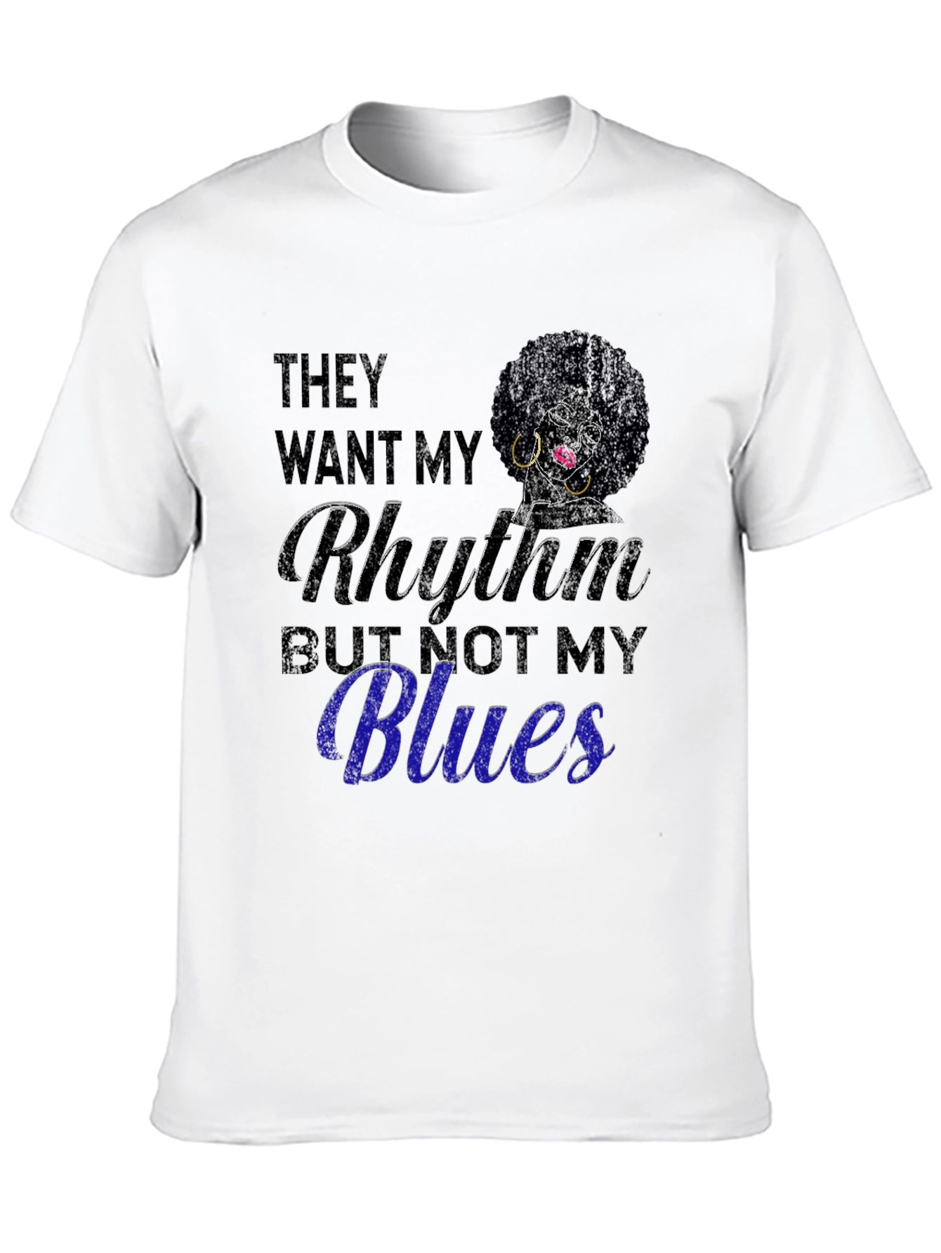 Rhythm & Blues Graphic Tee - Soft Cotton Blend