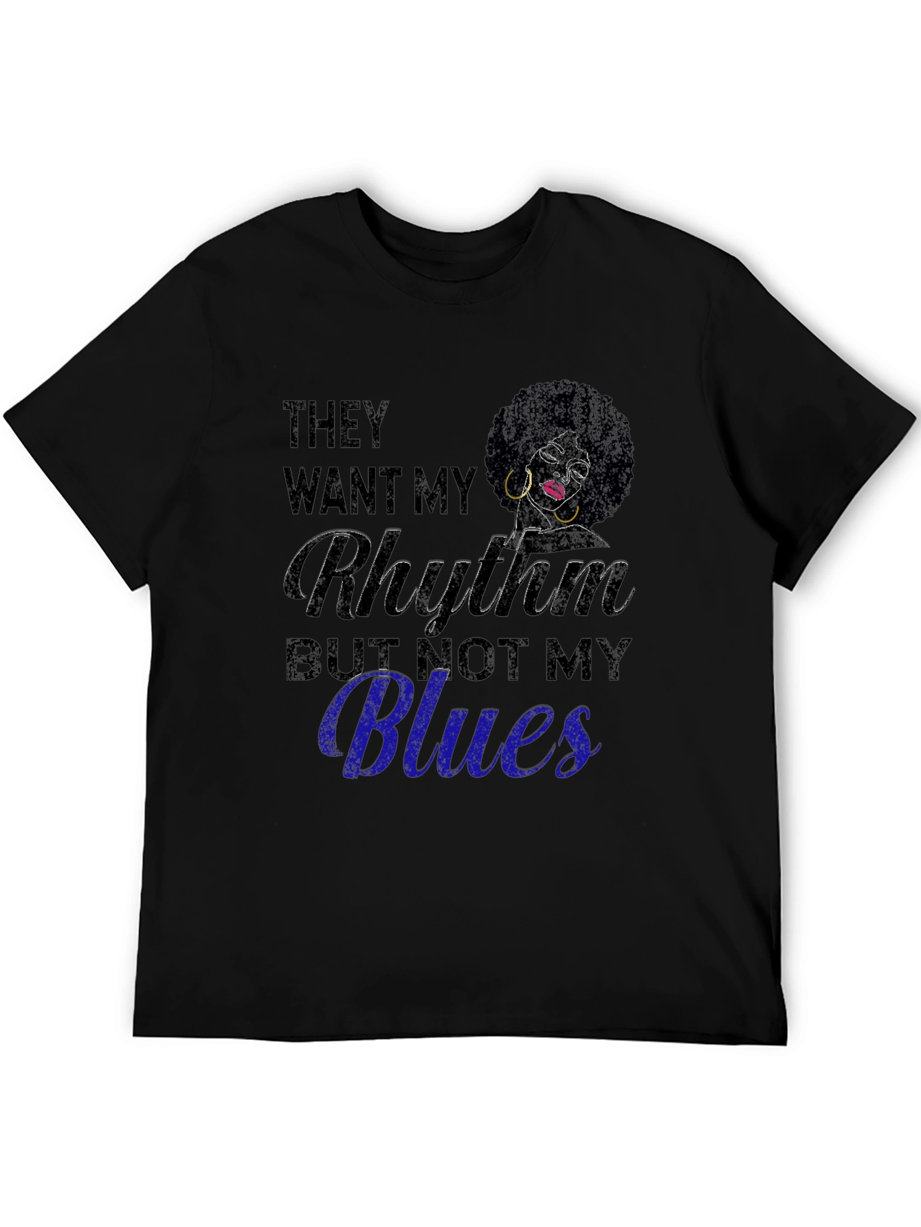 Rhythm & Blues Graphic Tee - Soft Cotton Blend
