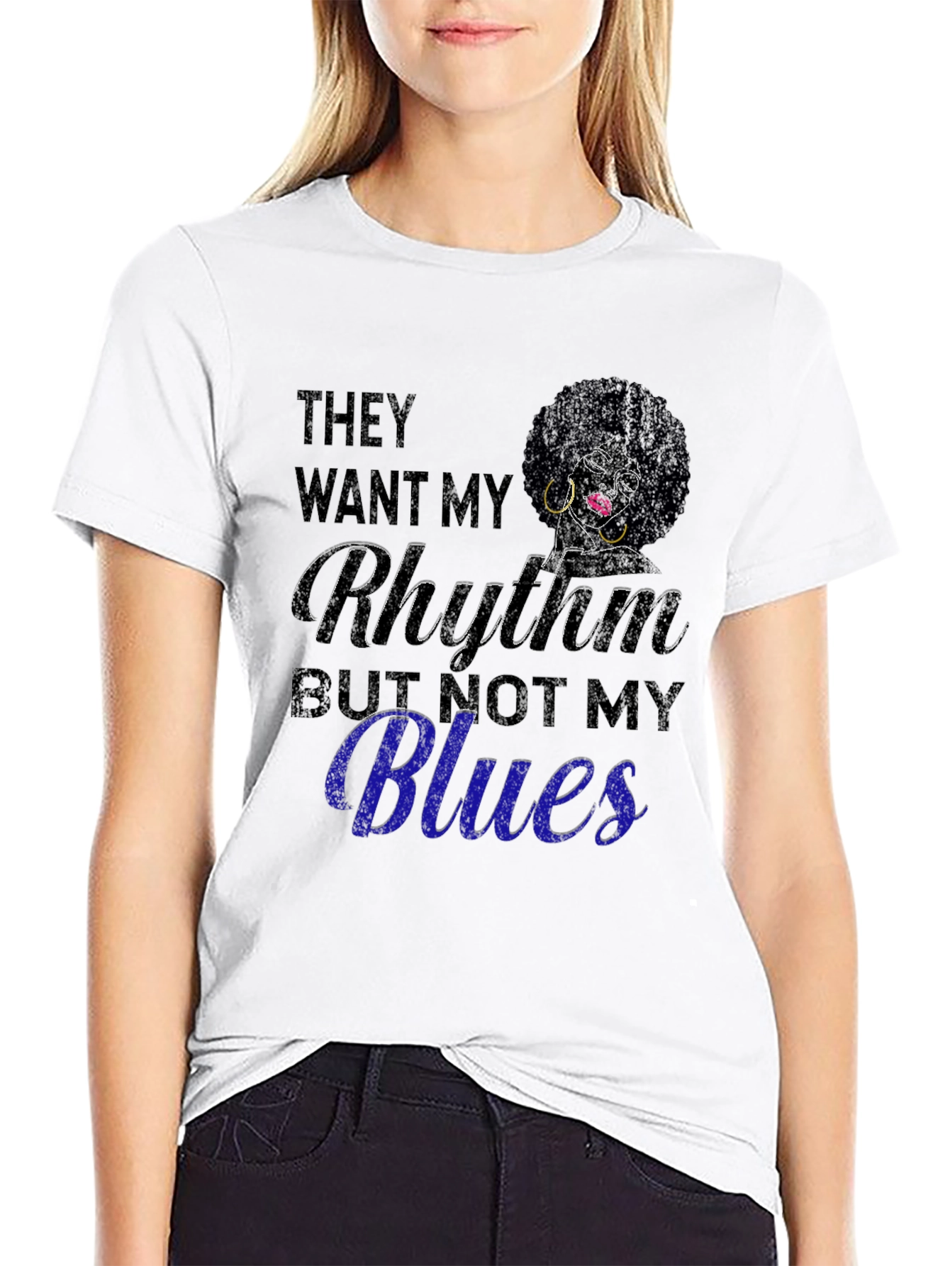 Rhythm & Blues Graphic Tee - Soft Cotton Blend