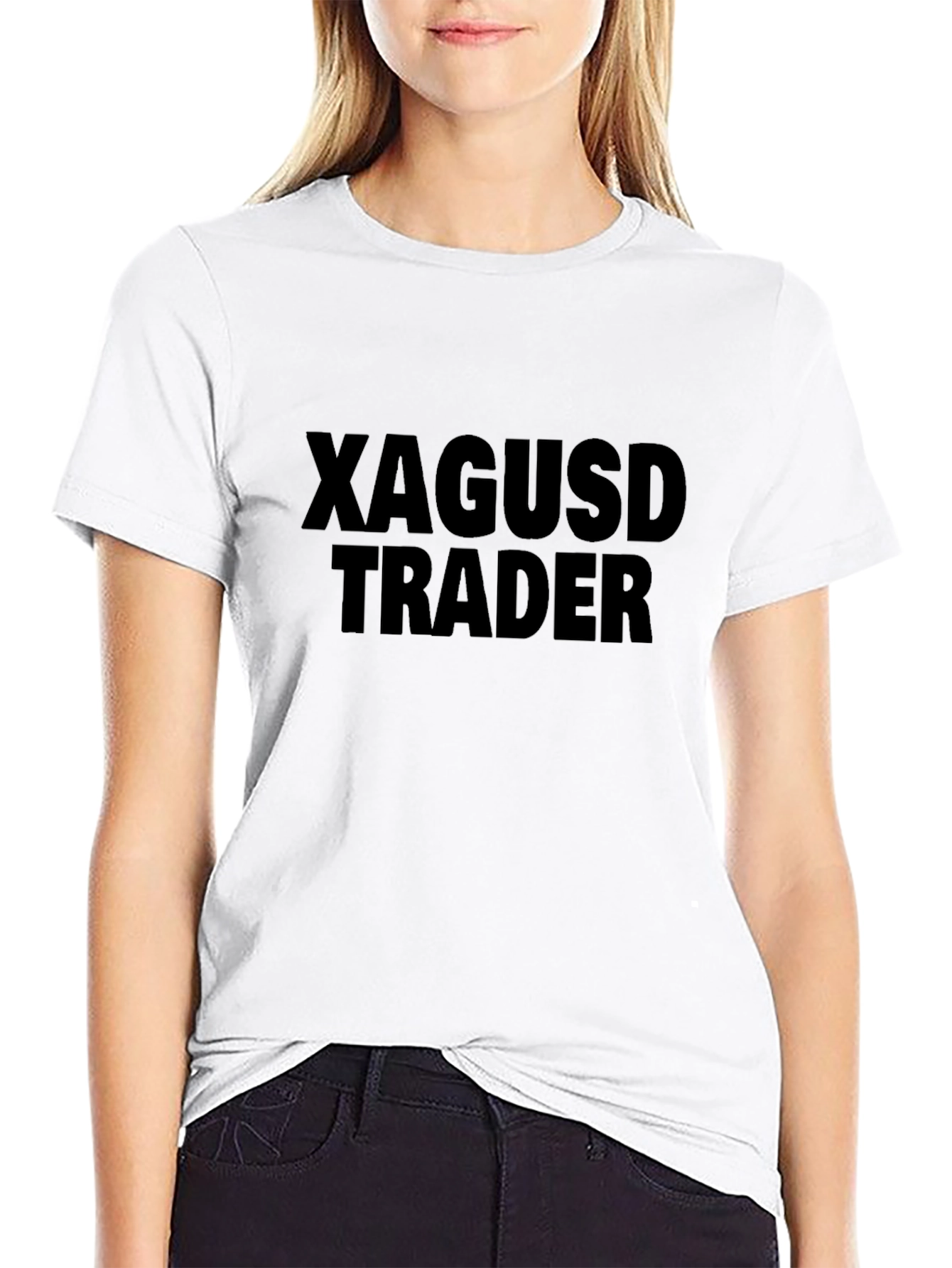 XAGUSD Trader Black T-Shirt