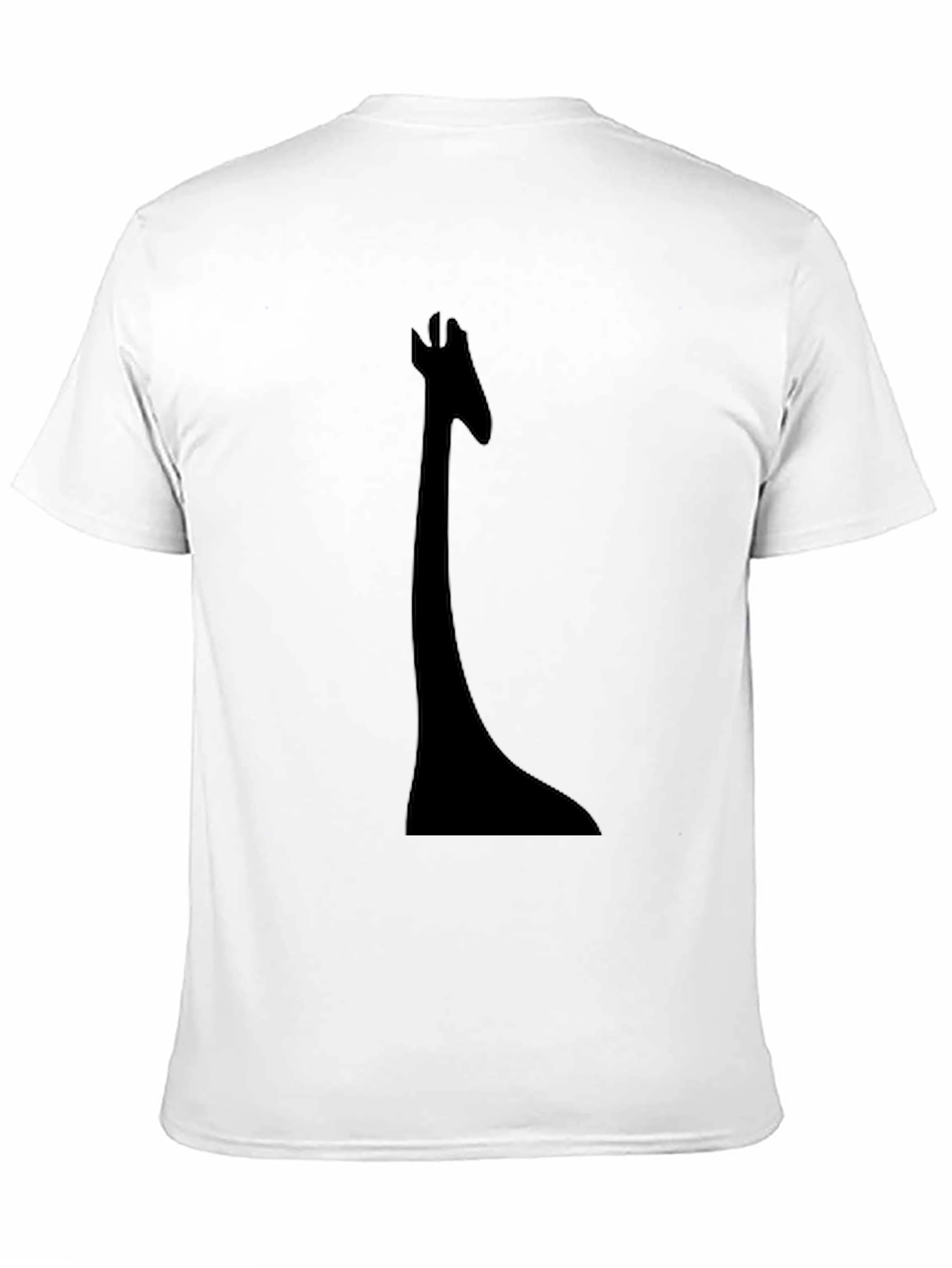 Black Giraffe Silhouette Tee - Unique & Stylish