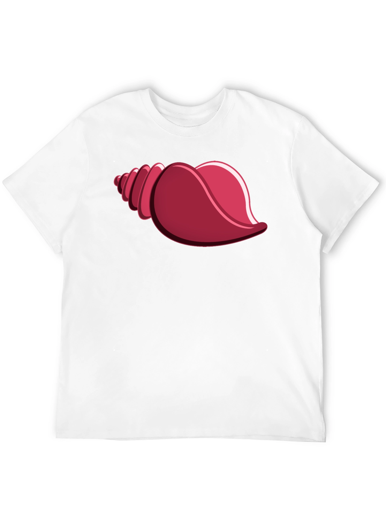 Seashell Graphic Tee - Casual Black T-Shirt