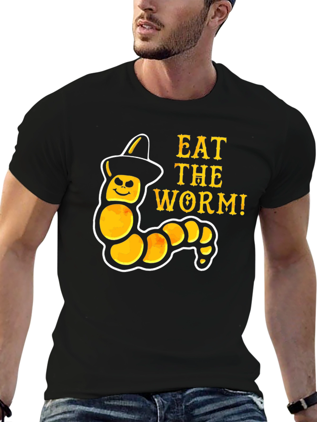 Eat the Worm T-Shirt: Halloween Costume Tee