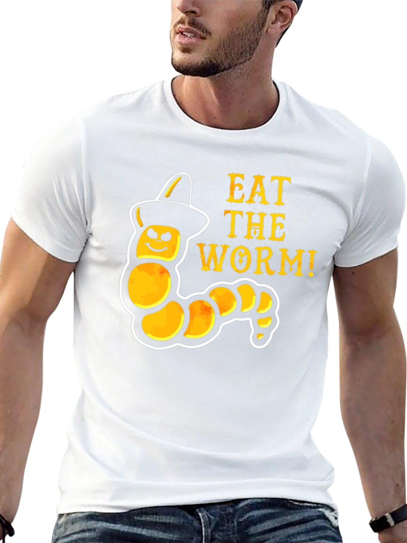 Eat the Worm T-Shirt: Halloween Costume Tee