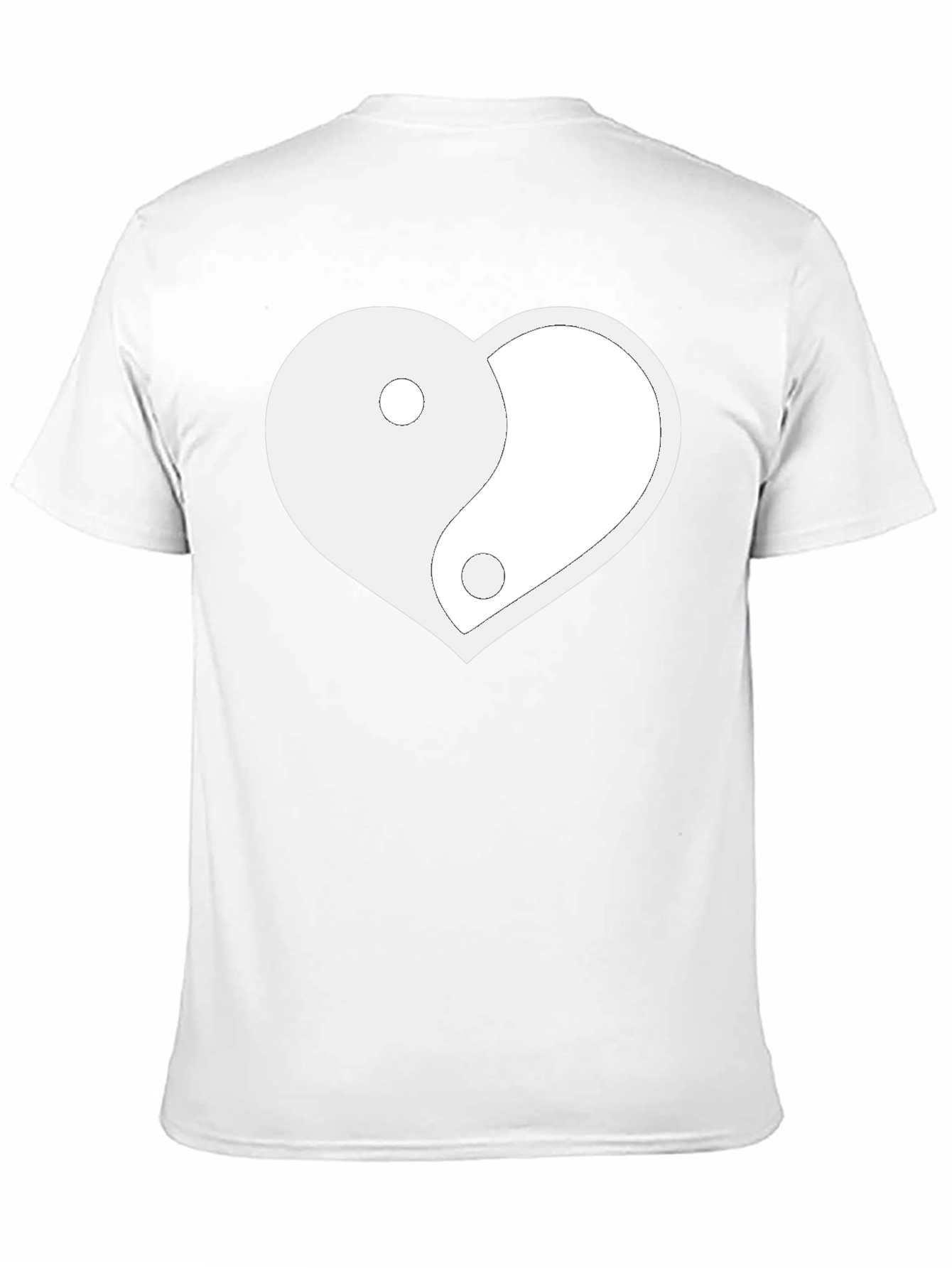 Yin Yang Heart Graphic Tee - Relaxed Fit
