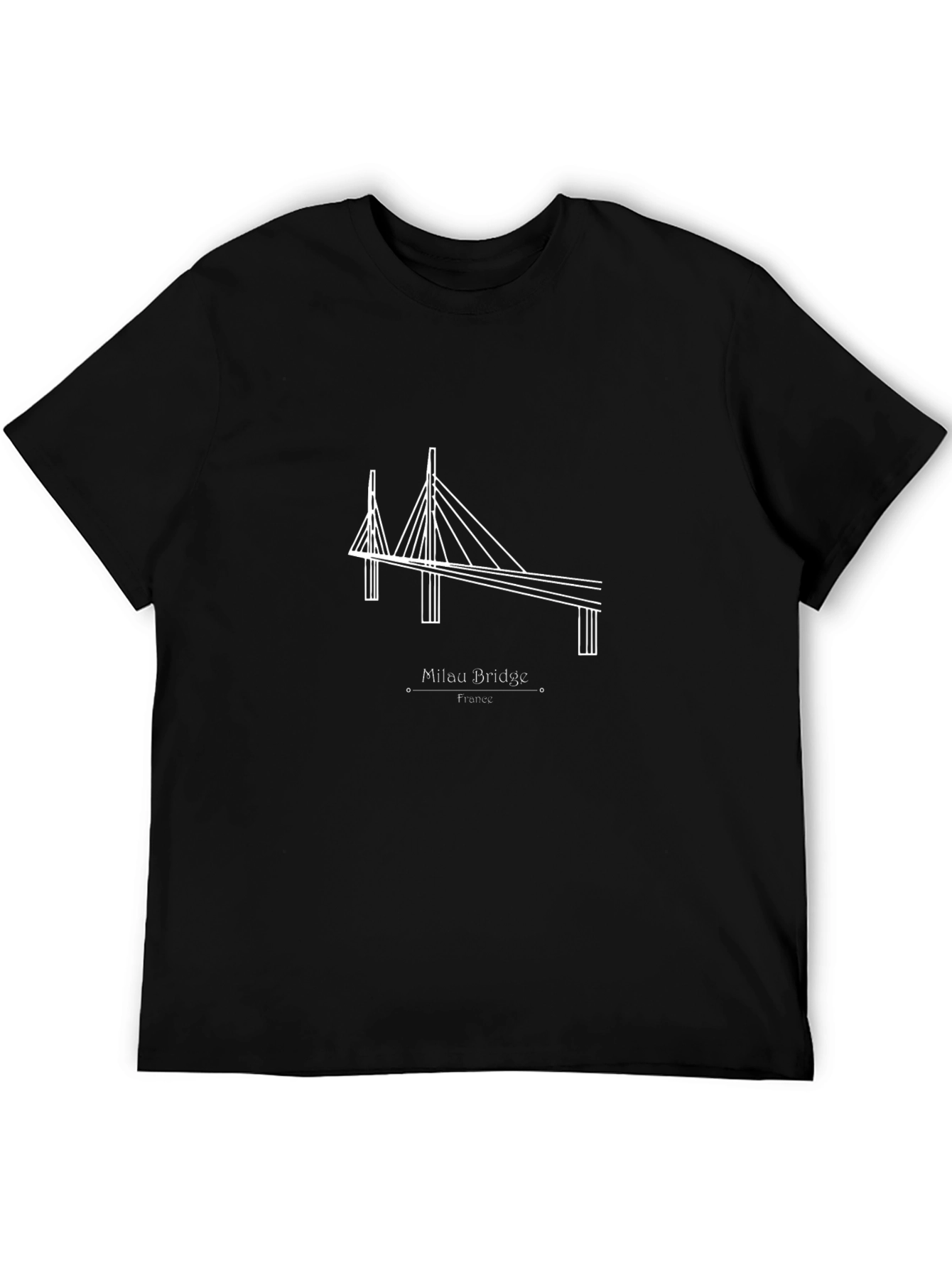 Millau Bridge France Graphic T-Shirt