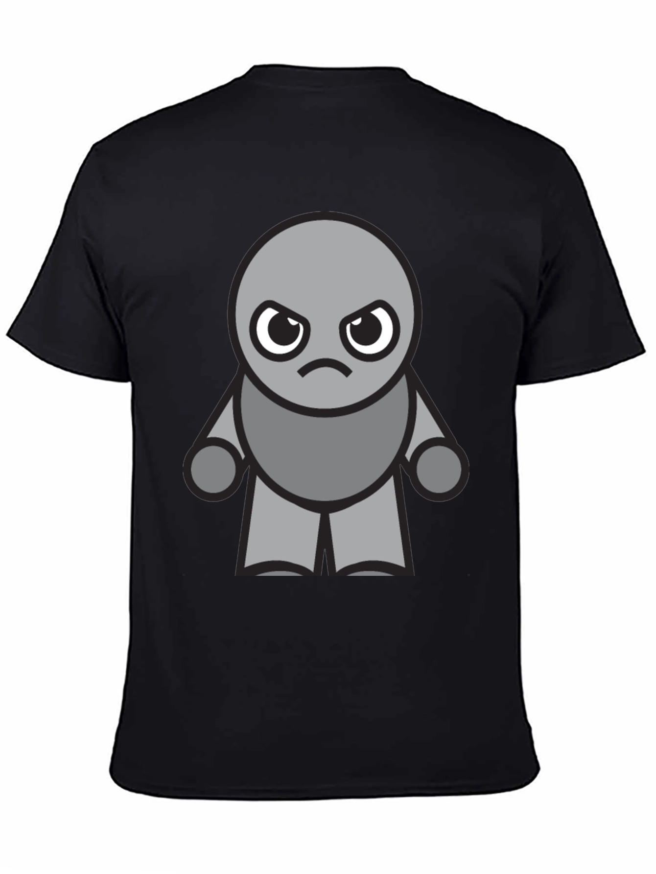 Grumpy Gray Character T-Shirt