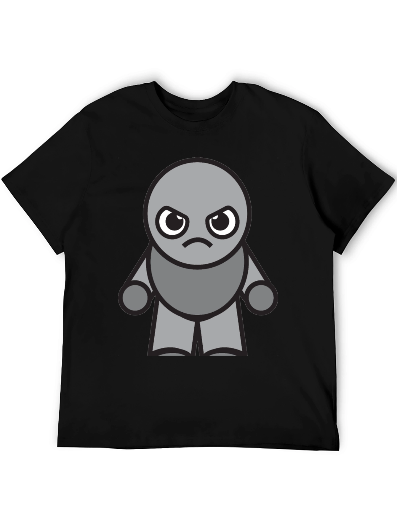 Grumpy Gray Character T-Shirt