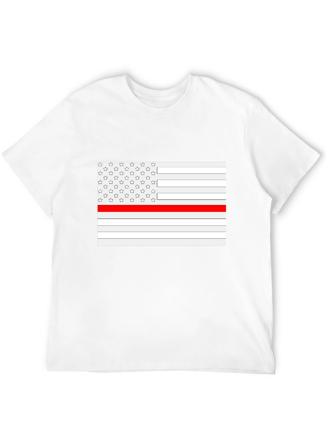 Thin Red Line Flag T-Shirt