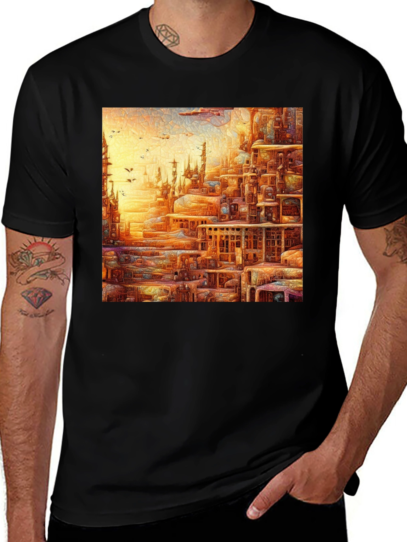 Urban Dreamscape Graphic Tee