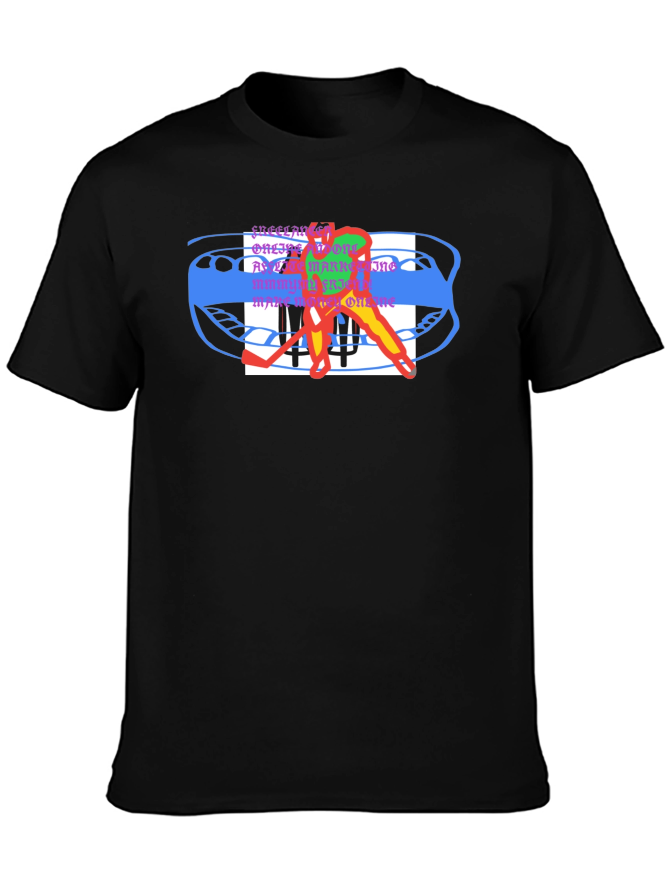 Abstract Hockey T-Shirt