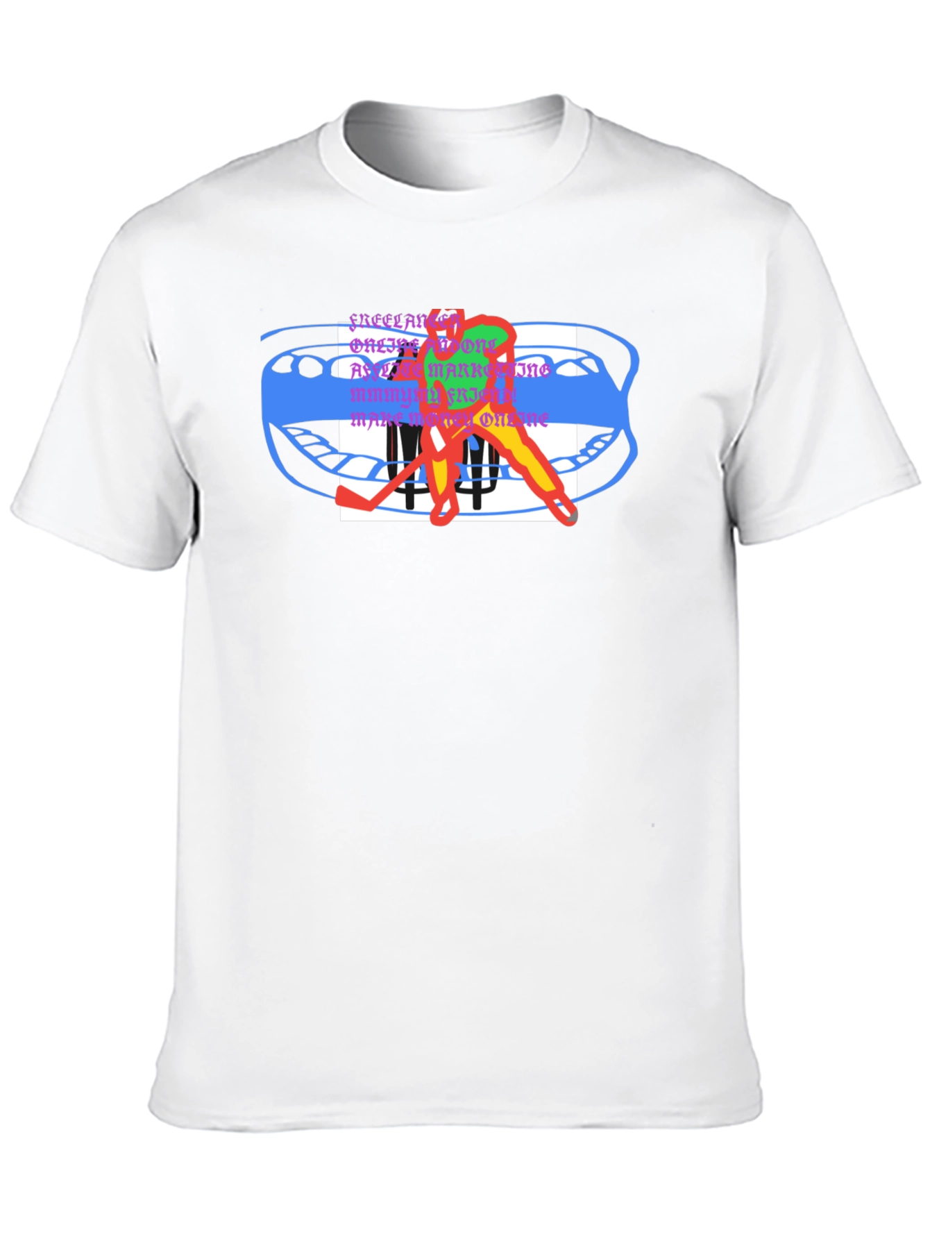 Abstract Hockey T-Shirt