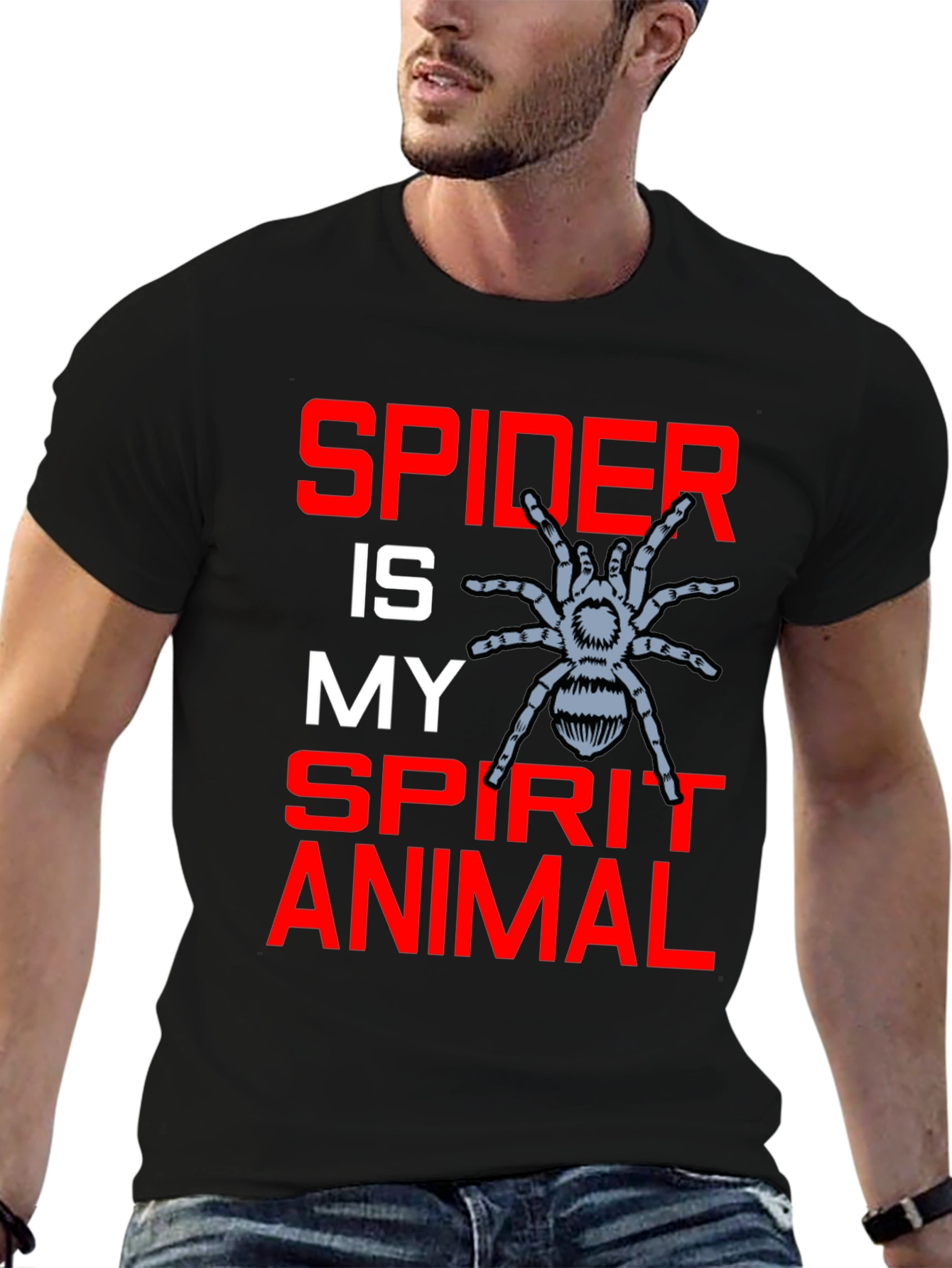 Spider Spirit Animal Graphic T-Shirt