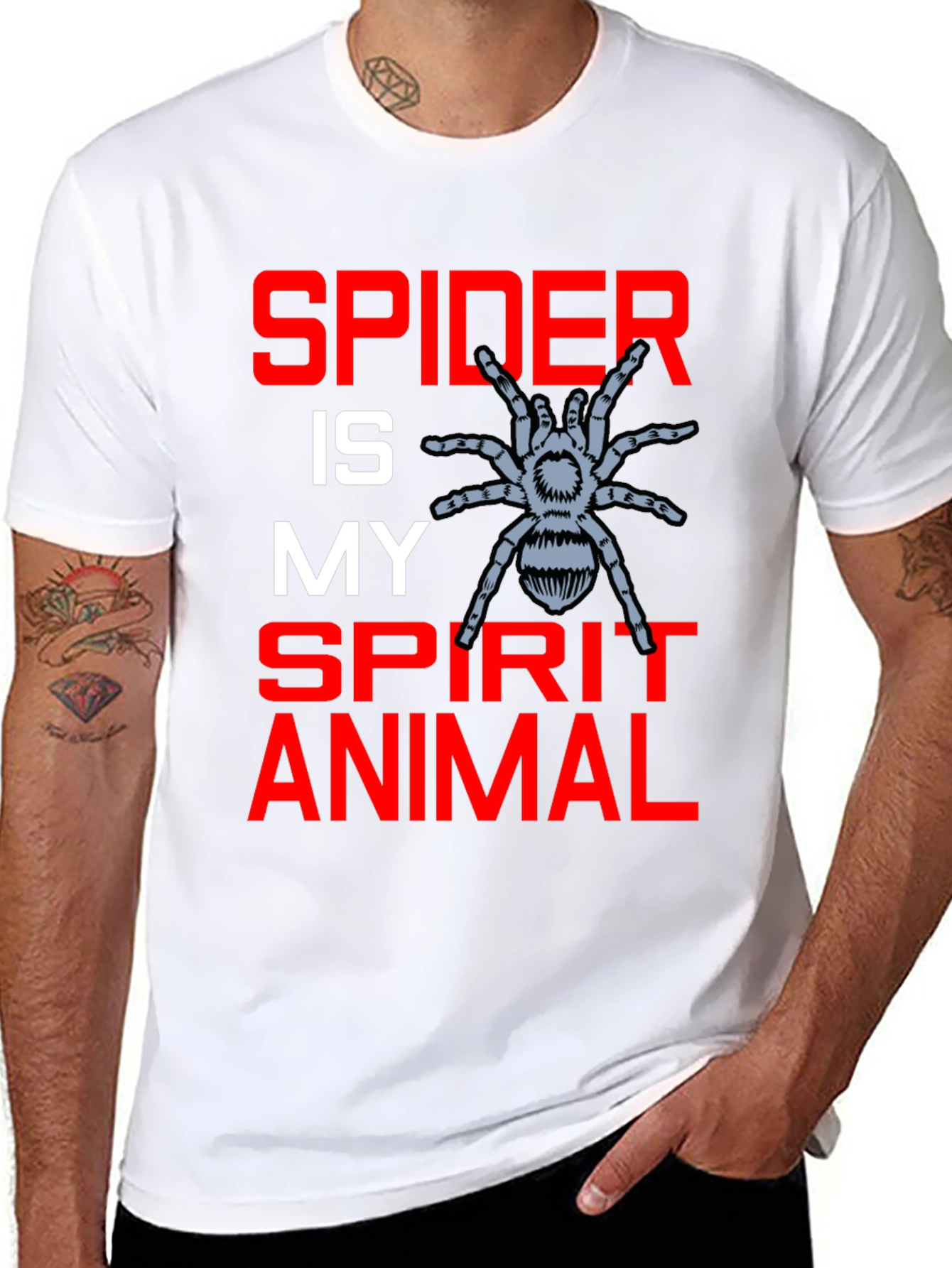 Spider Spirit Animal Graphic T-Shirt