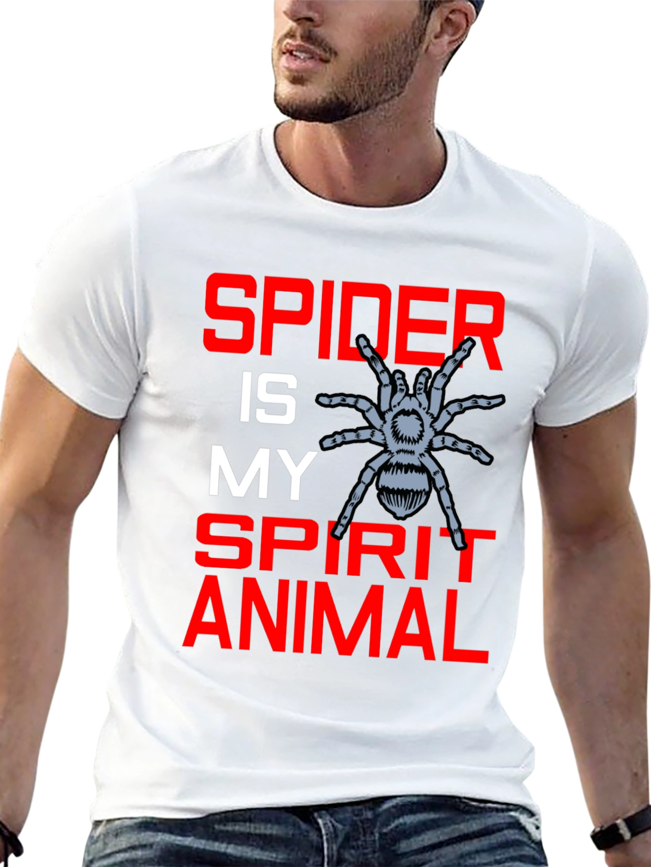 Spider Spirit Animal Graphic T-Shirt