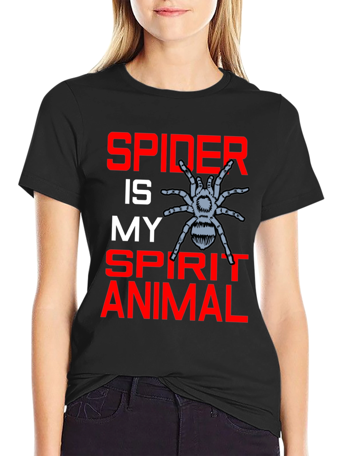 Spider Spirit Animal Graphic T-Shirt