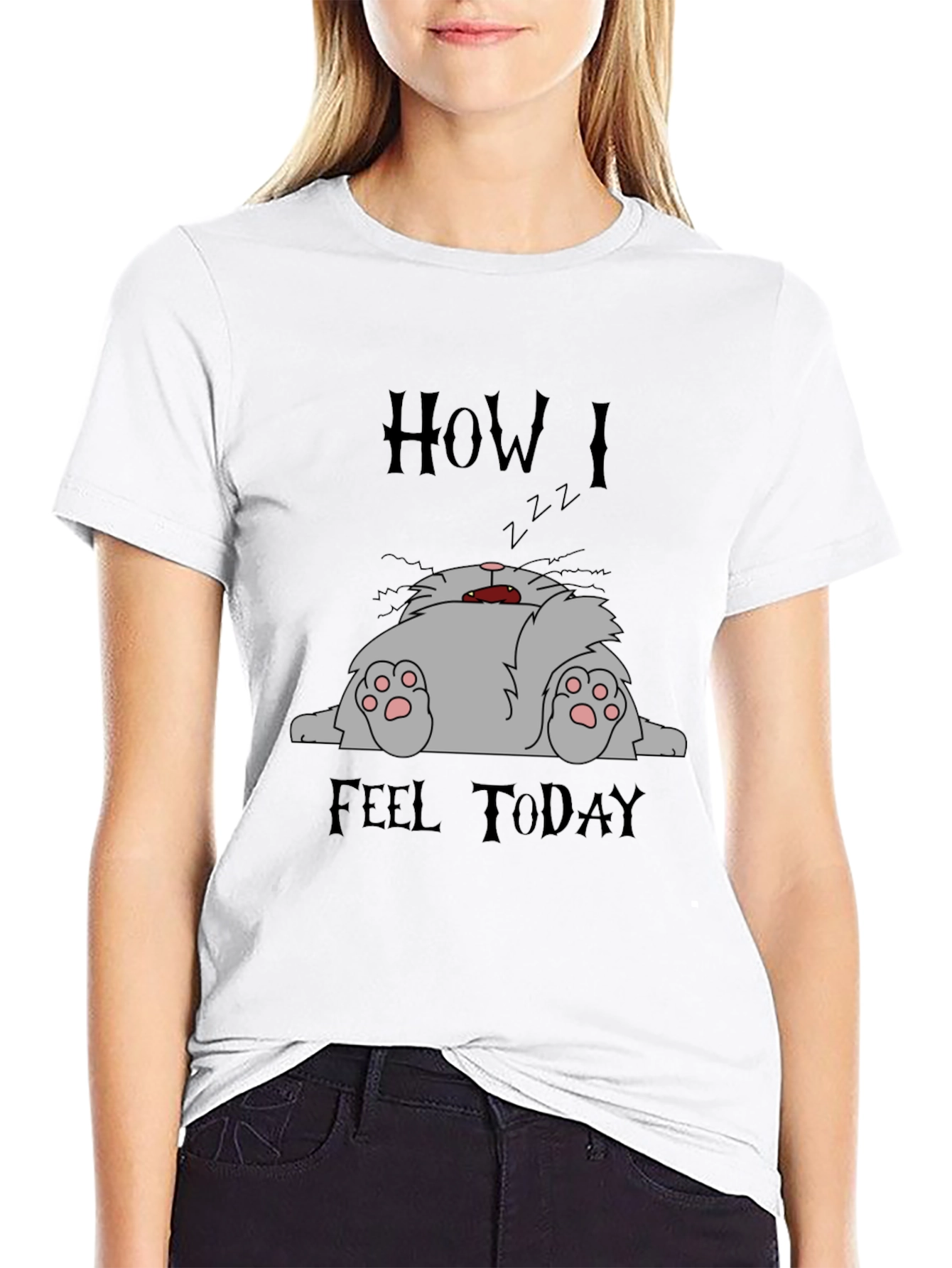 How I Feel Today Cat T-Shirt