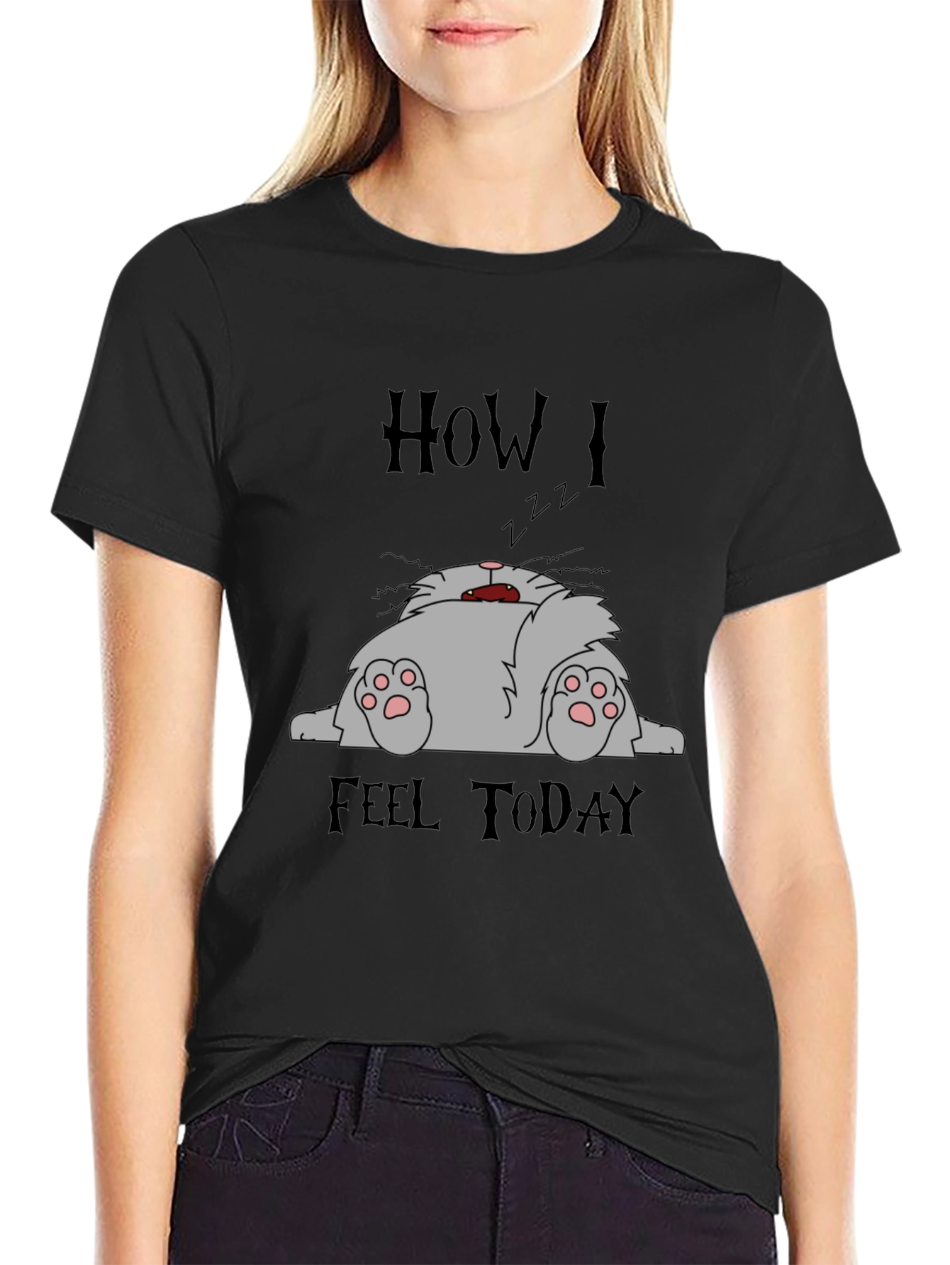 How I Feel Today Cat T-Shirt