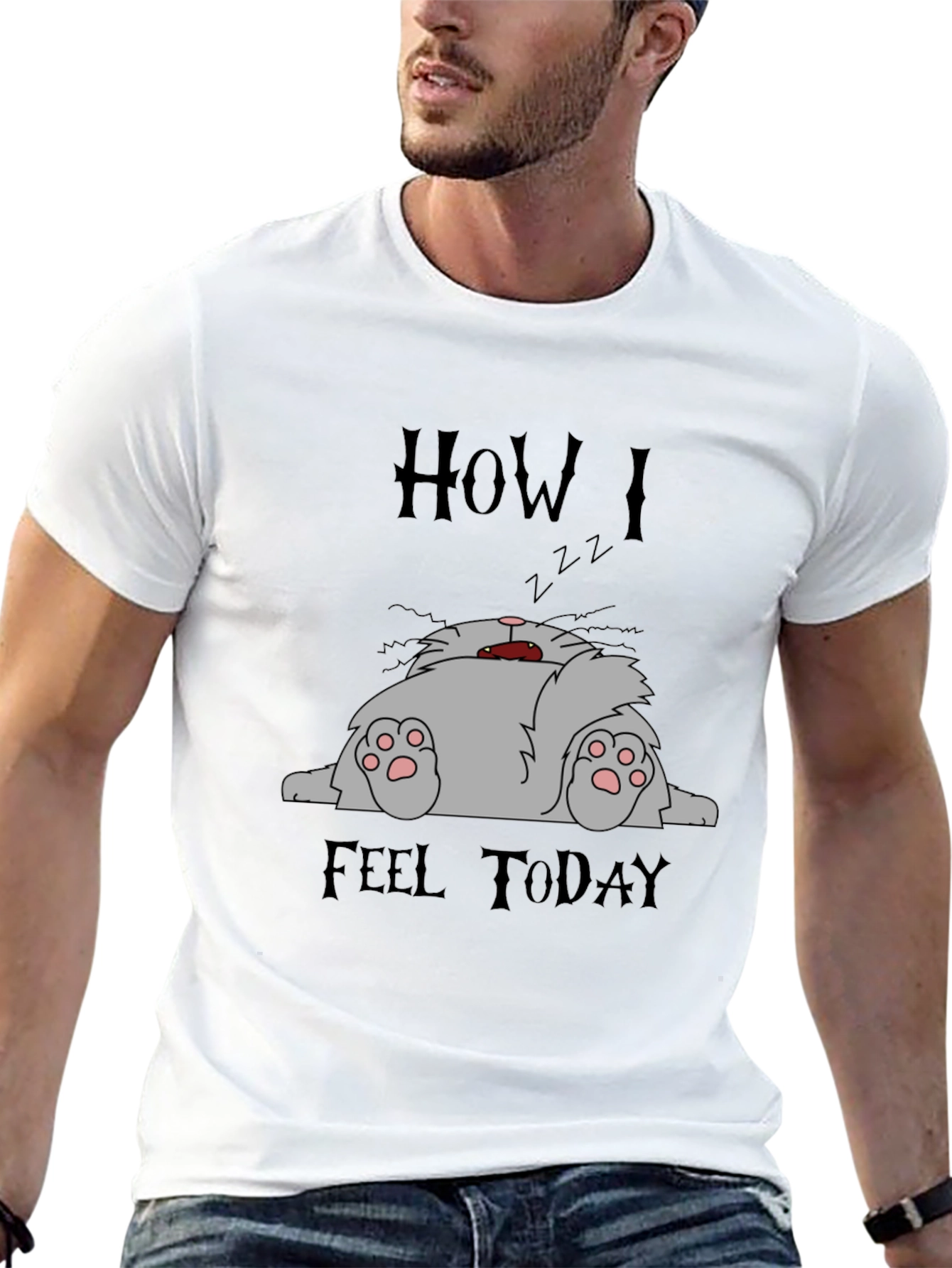 How I Feel Today Cat T-Shirt