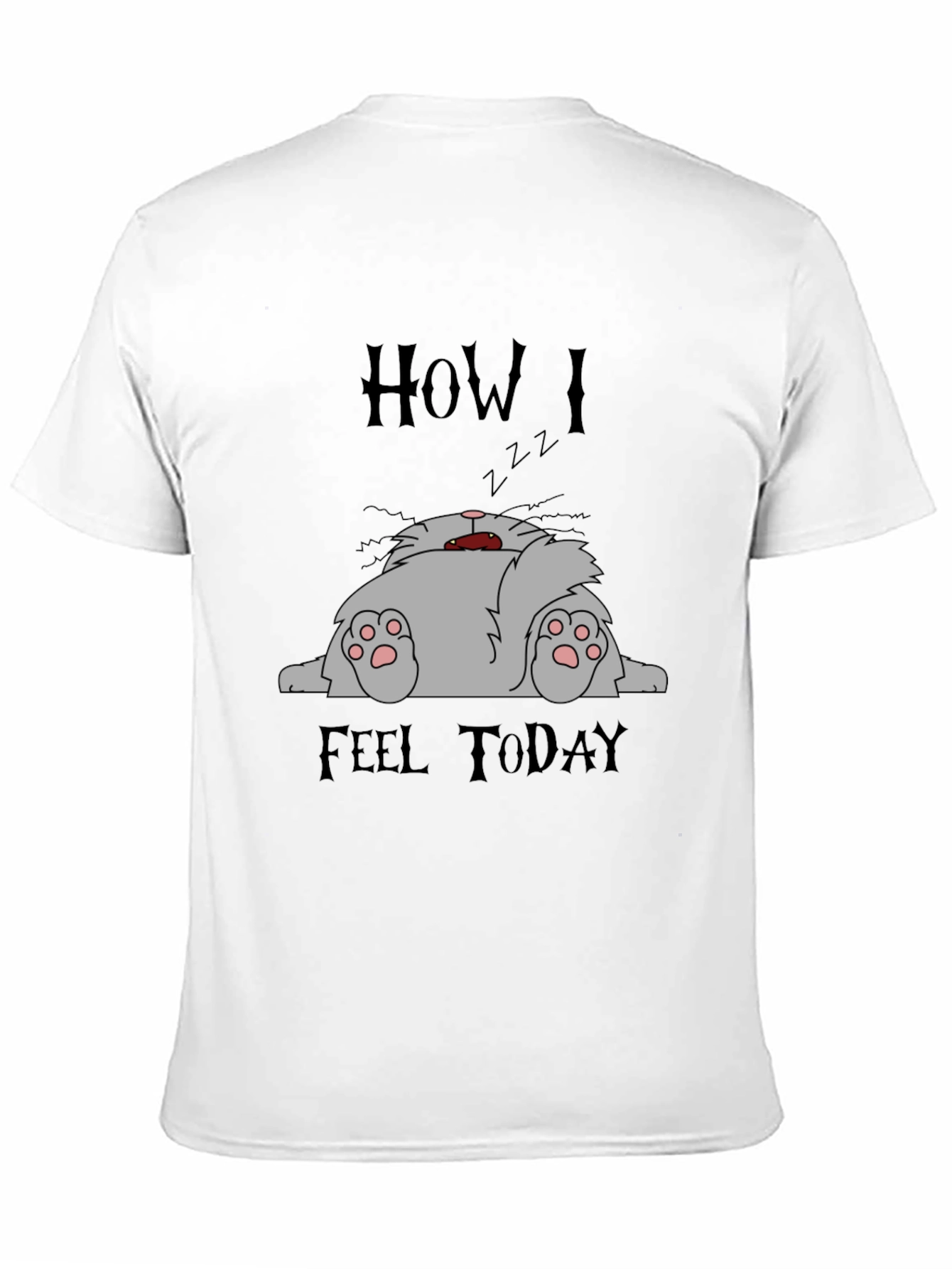 How I Feel Today Cat T-Shirt