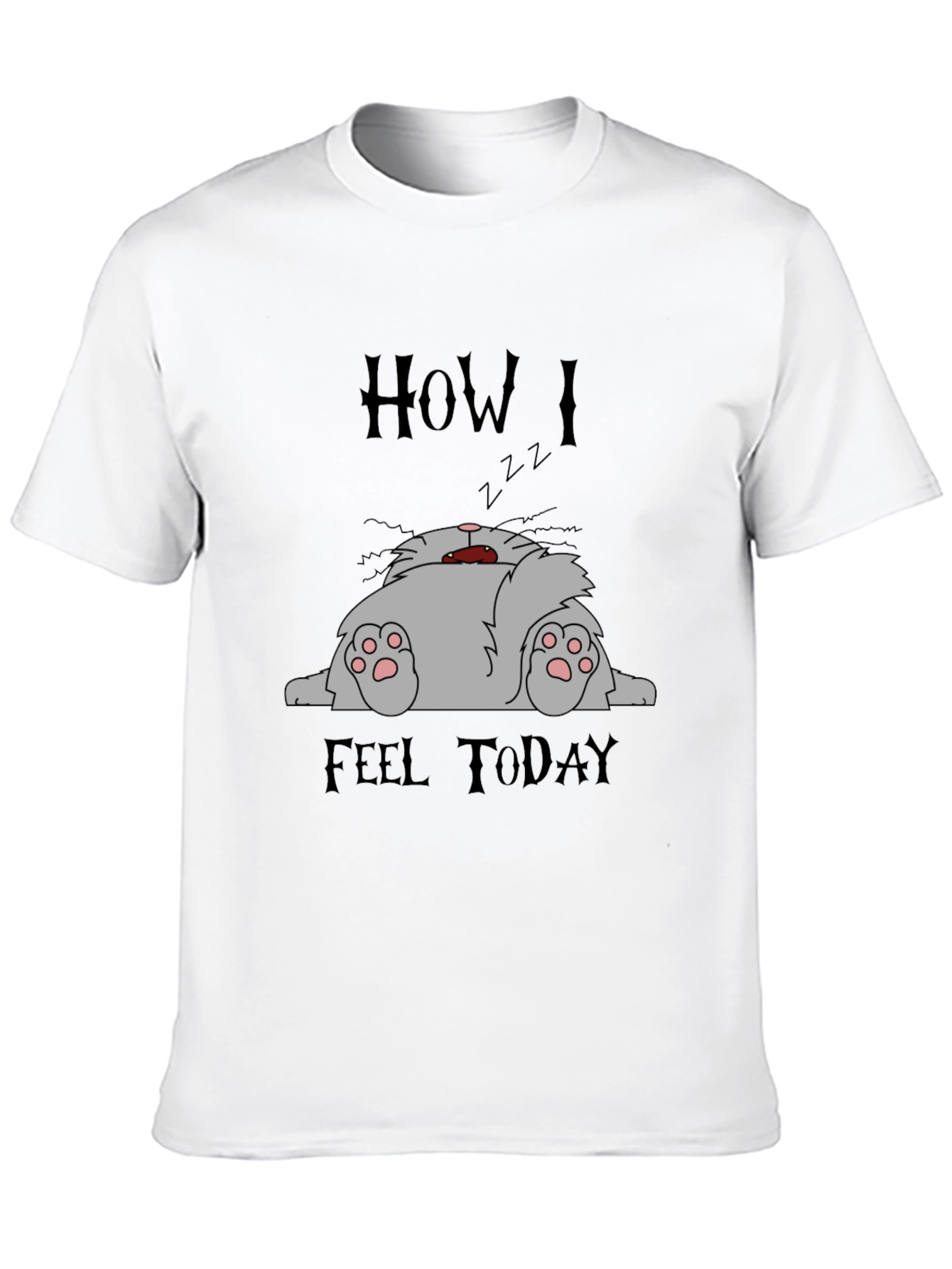 How I Feel Today Cat T-Shirt