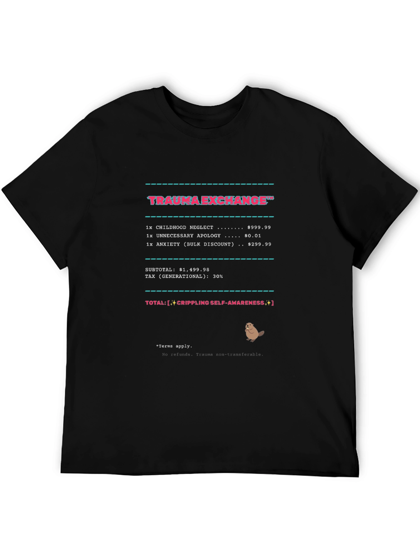 Trauma Exchange Black T-Shirt