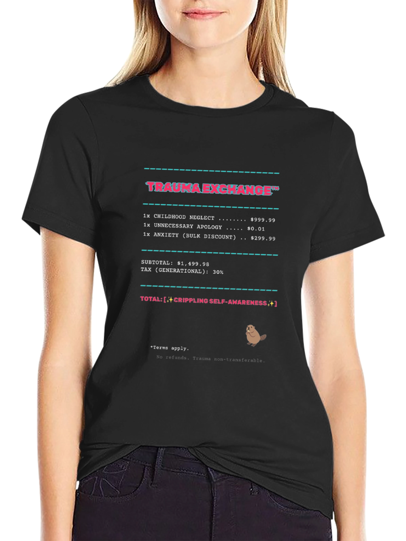 Trauma Exchange Black T-Shirt