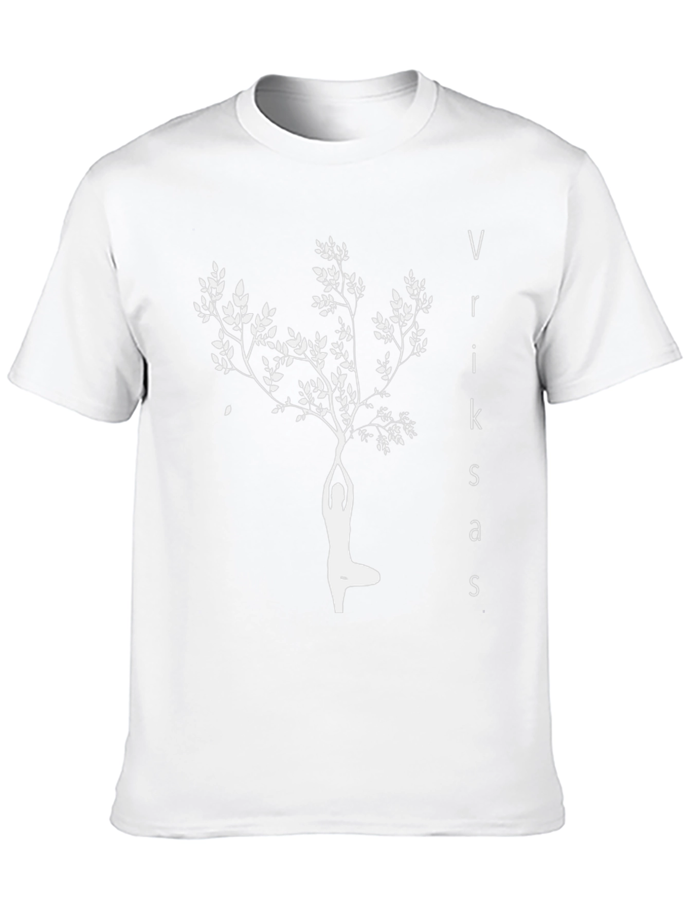 Yoga Tree Pose Graphic Tee - Vriksasana Balance Shirt