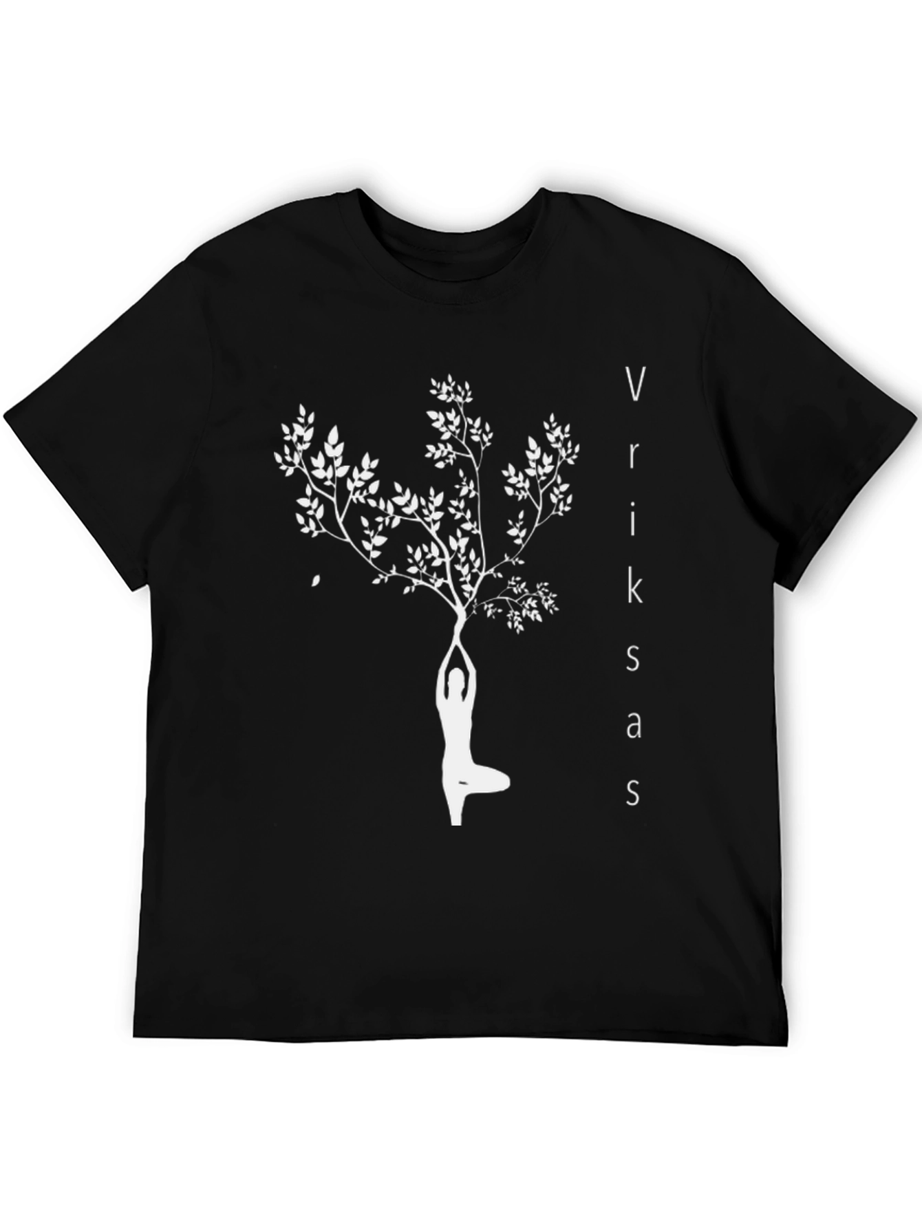 Yoga Tree Pose Graphic Tee - Vriksasana Balance Shirt