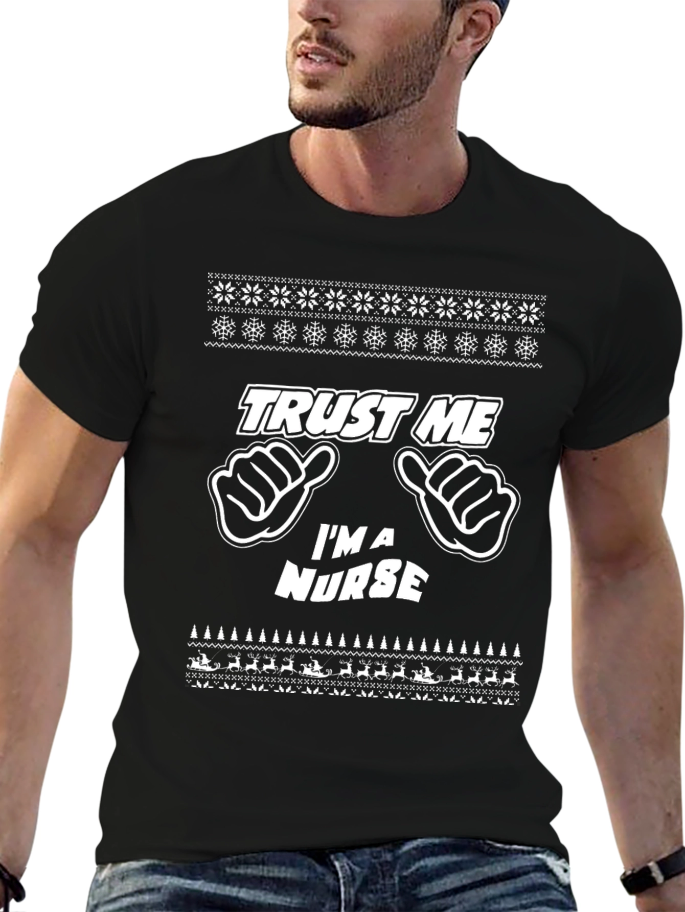 Trust Me Im A Nurse Christmas T-Shirt