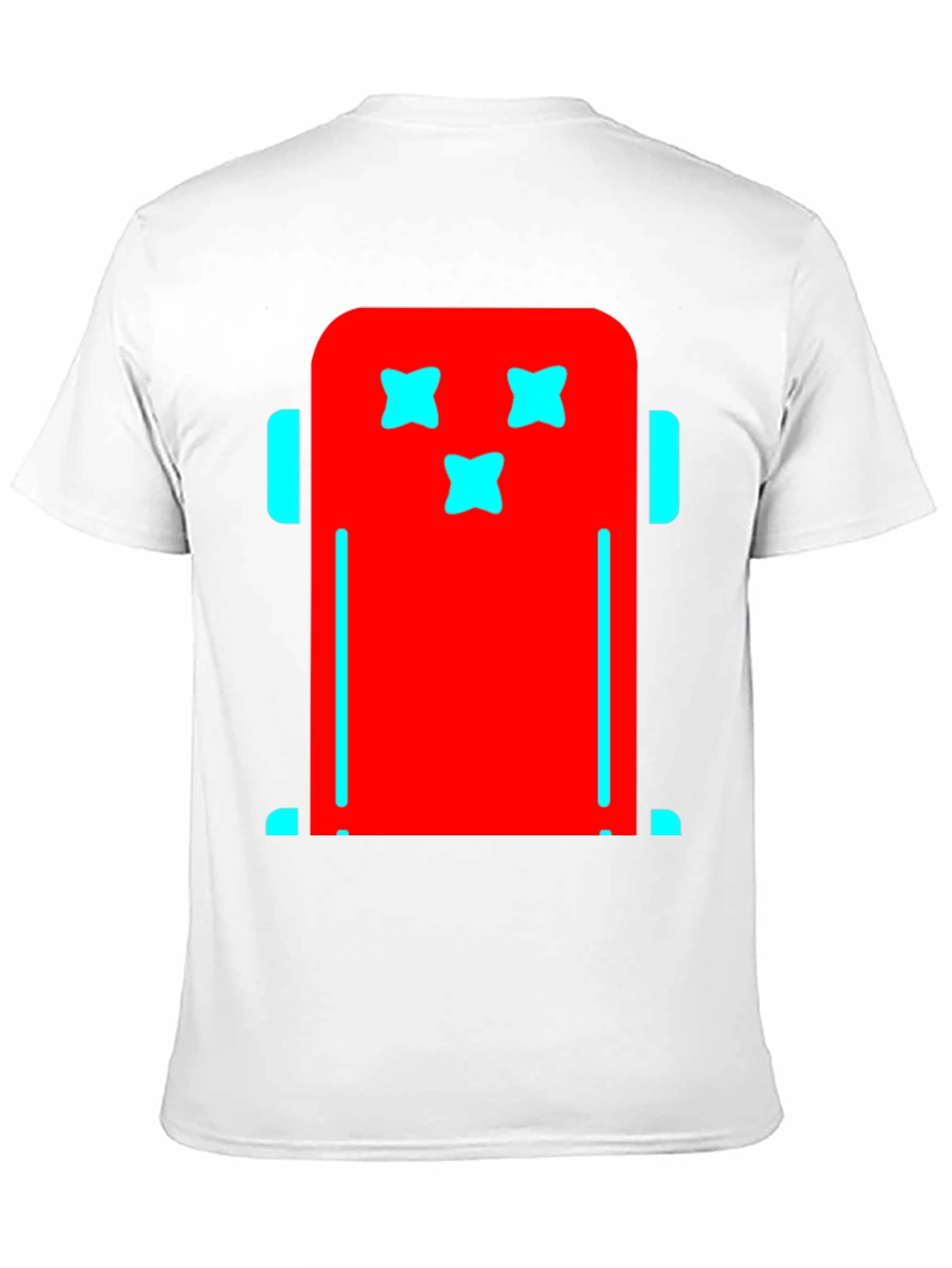 Funky Robot Graphic Tee - Black Cotton T-Shirt