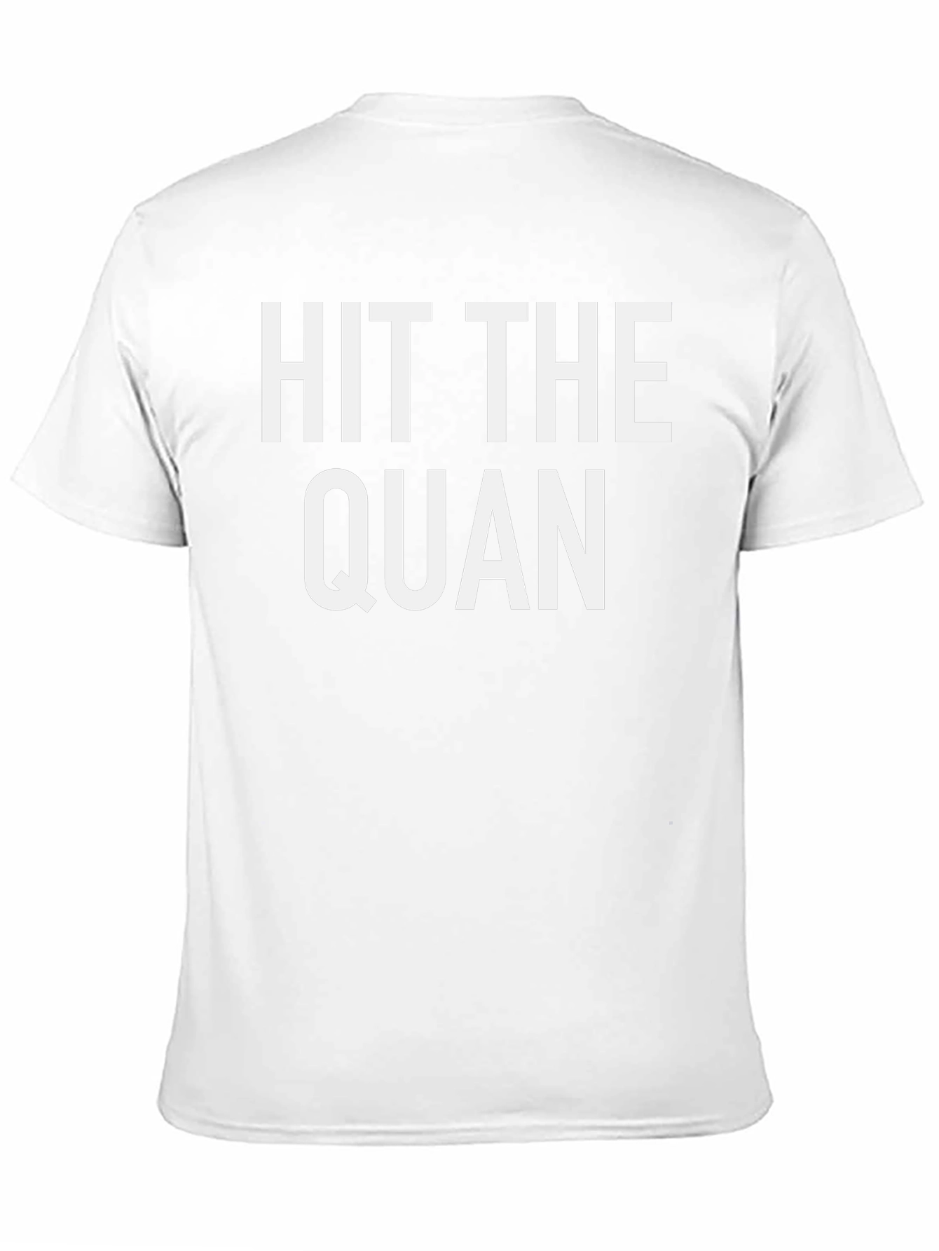 Hit The Quan Graphic Tee - Black Cotton T-Shirt