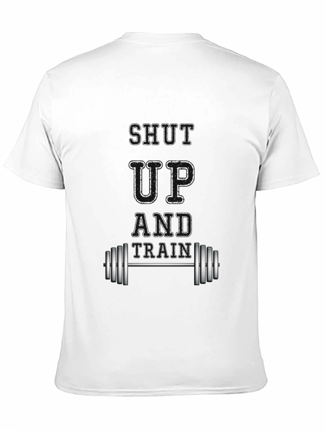 Shut Up and Train Black Graphic Tee