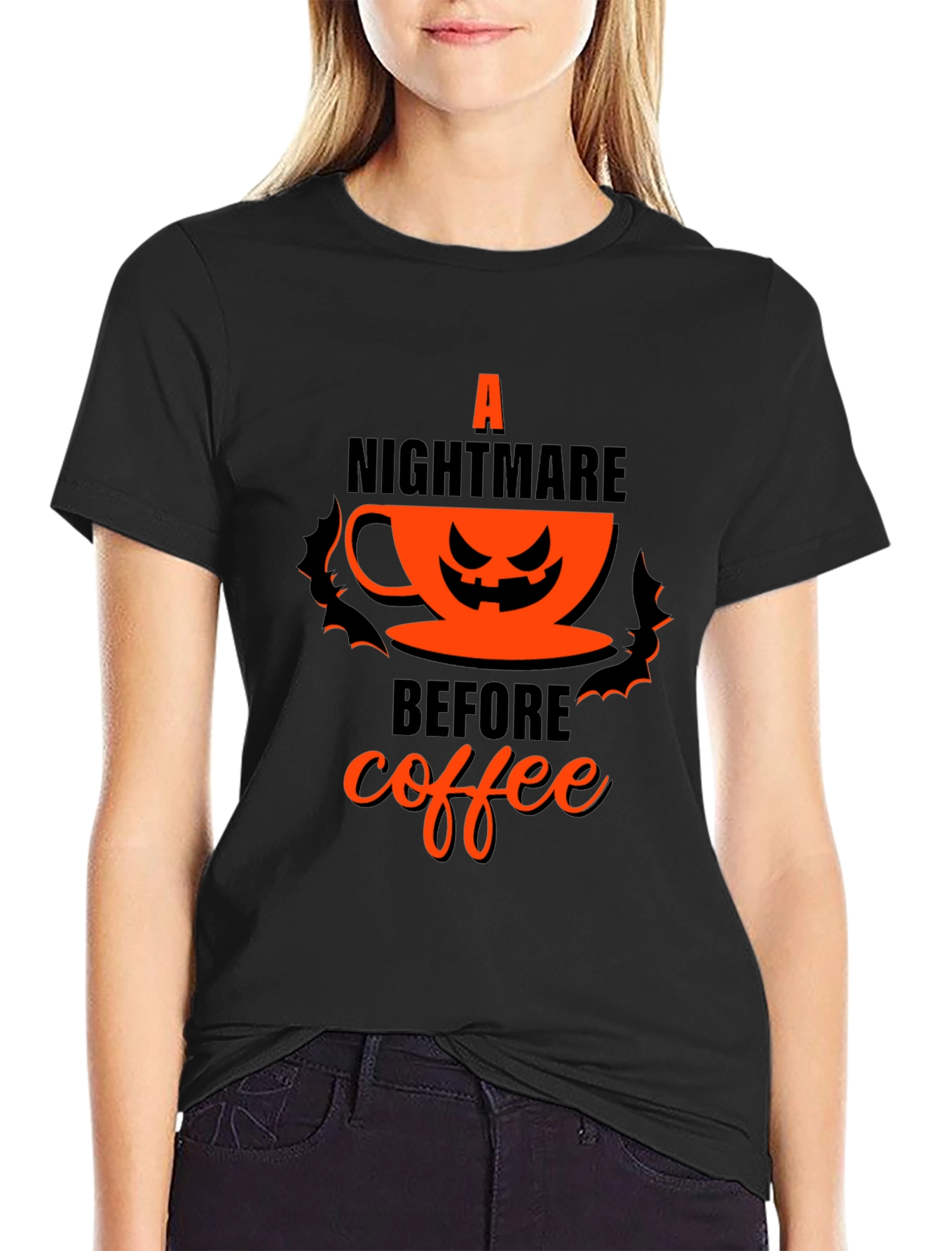 A Nightmare Before Coffee Halloween T-Shirt