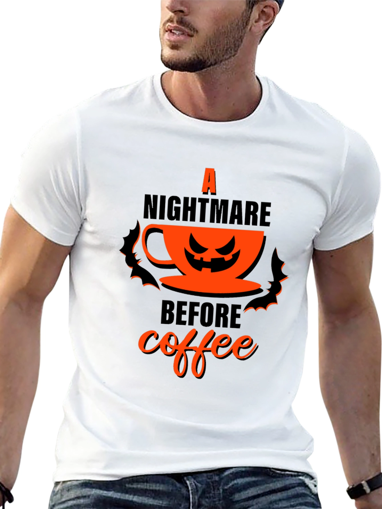 A Nightmare Before Coffee Halloween T-Shirt