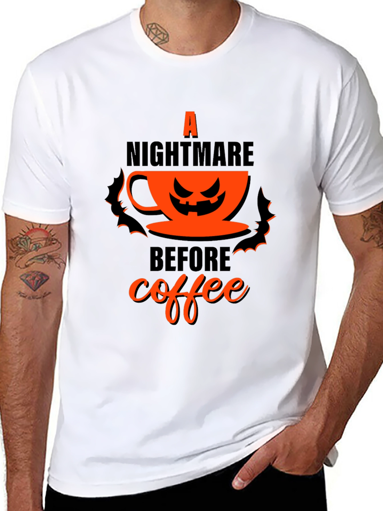 A Nightmare Before Coffee Halloween T-Shirt