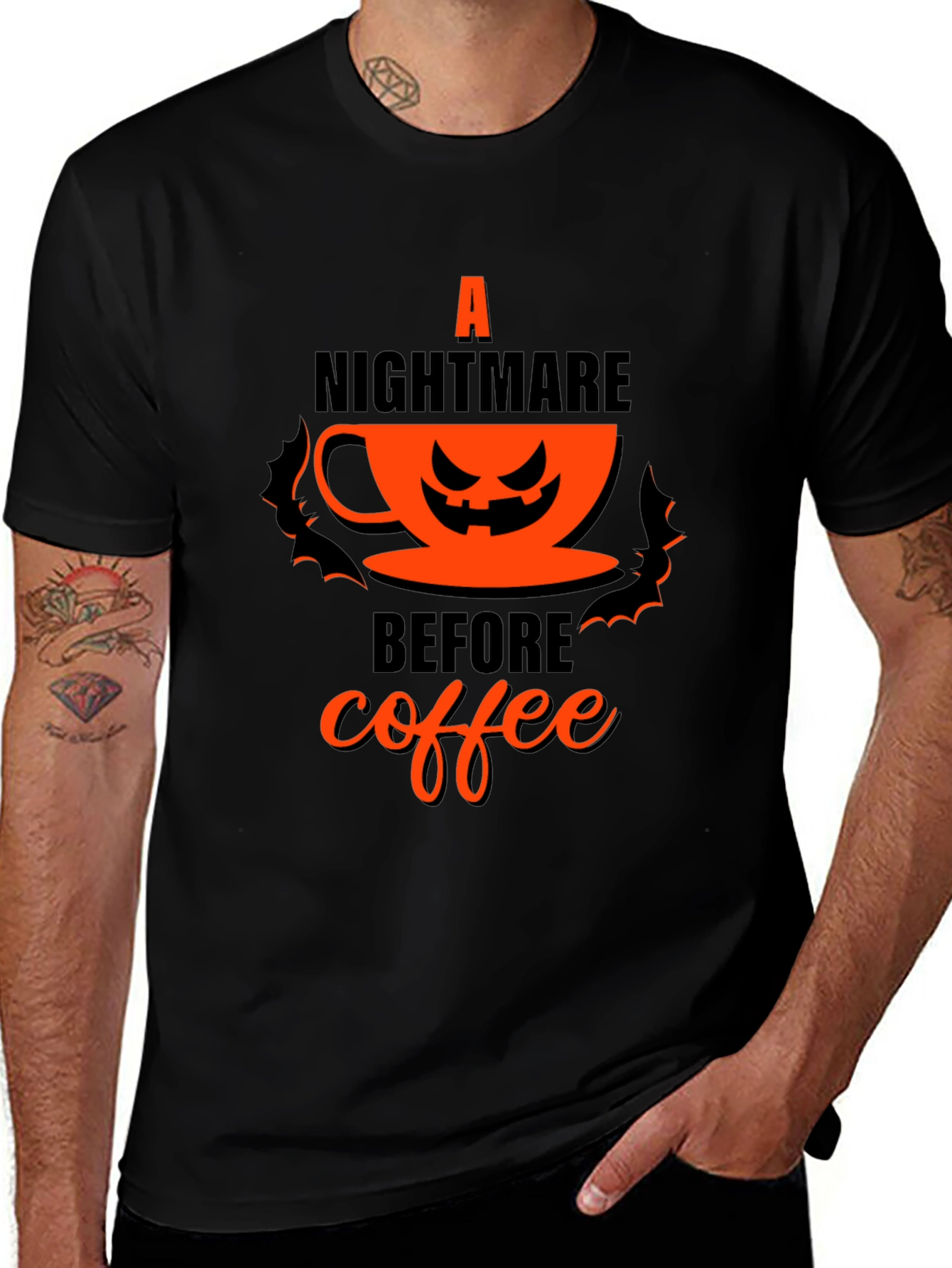 A Nightmare Before Coffee Halloween T-Shirt