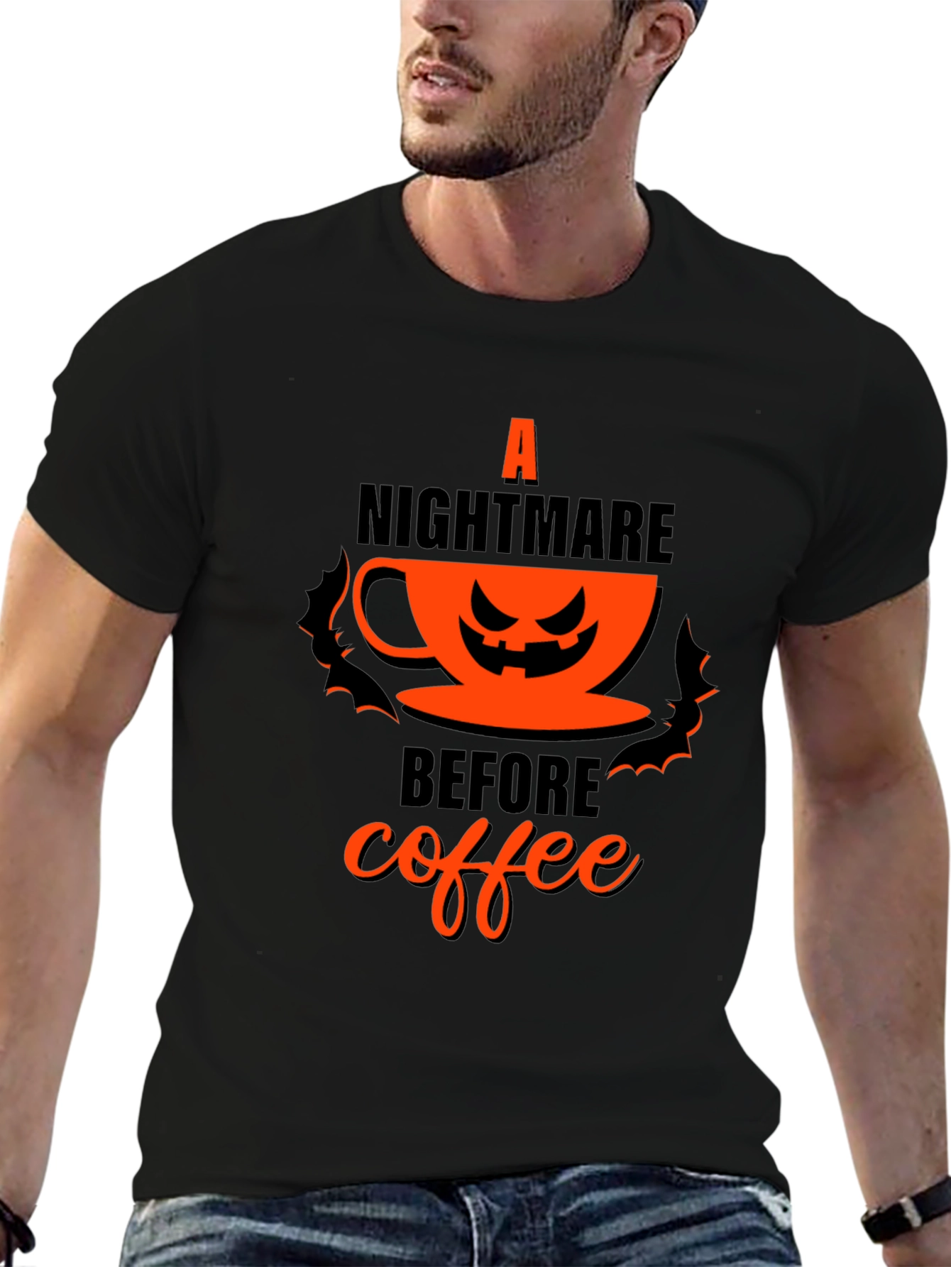 A Nightmare Before Coffee Halloween T-Shirt