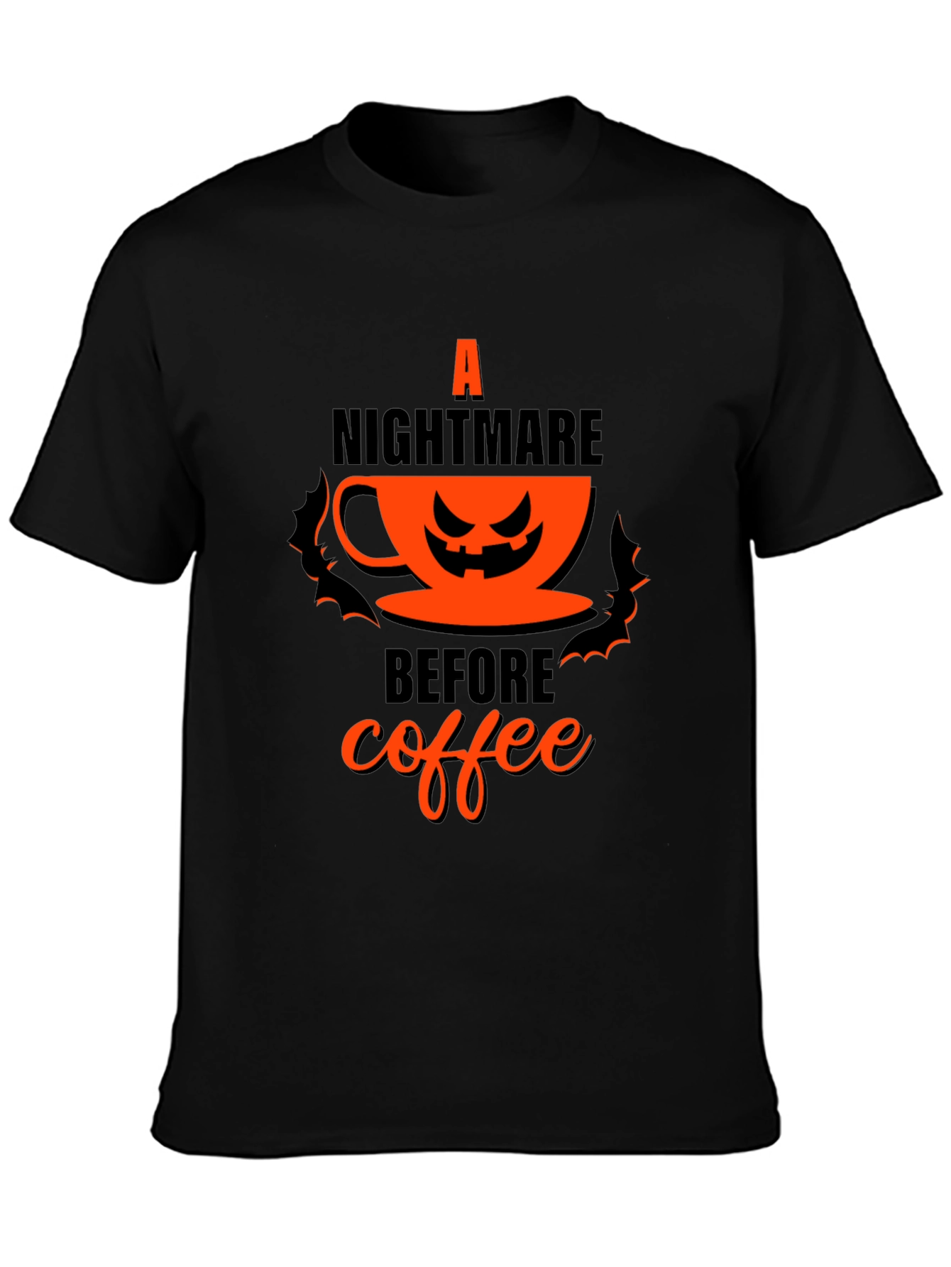 A Nightmare Before Coffee Halloween T-Shirt