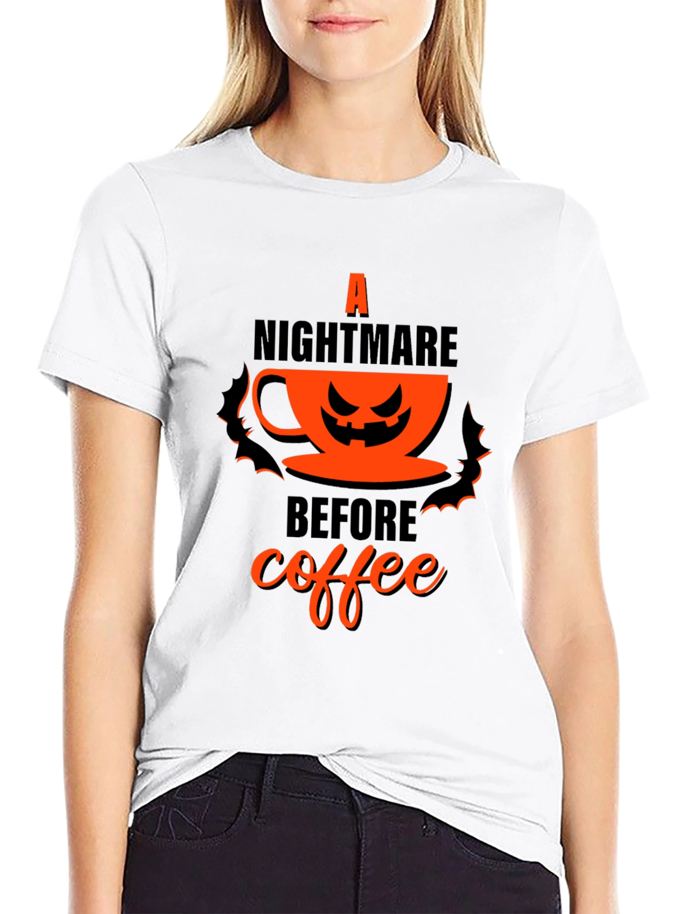 A Nightmare Before Coffee Halloween T-Shirt