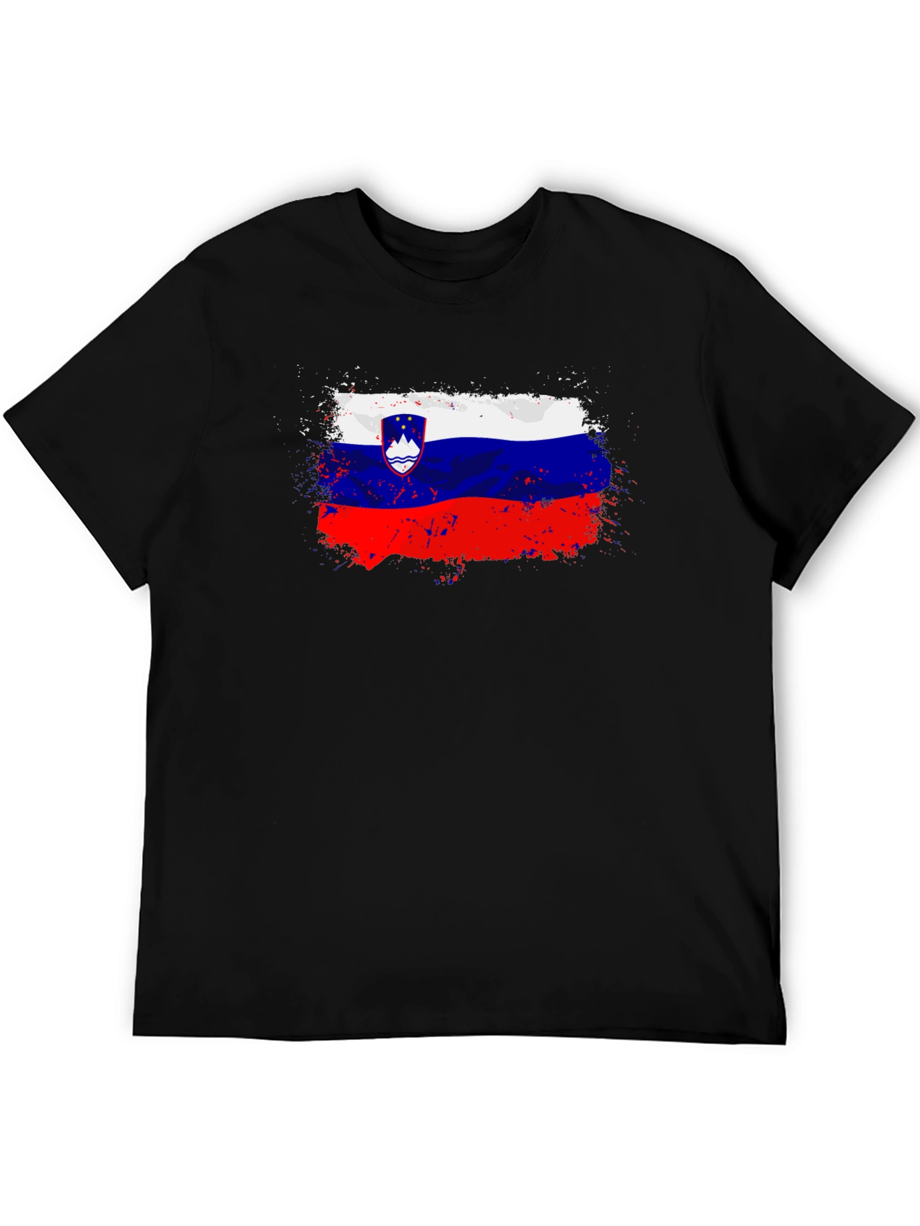 Slovenia Flag T-Shirt - Distressed Design