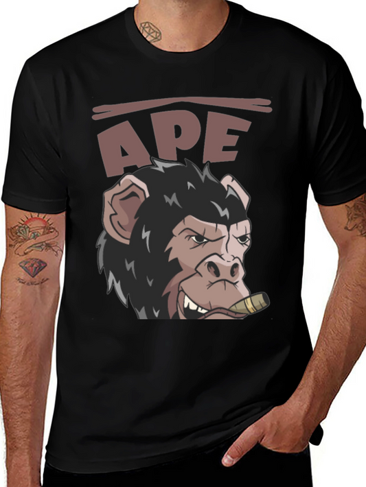 Ape Cigar T-Shirt - Mens Graphic Tee