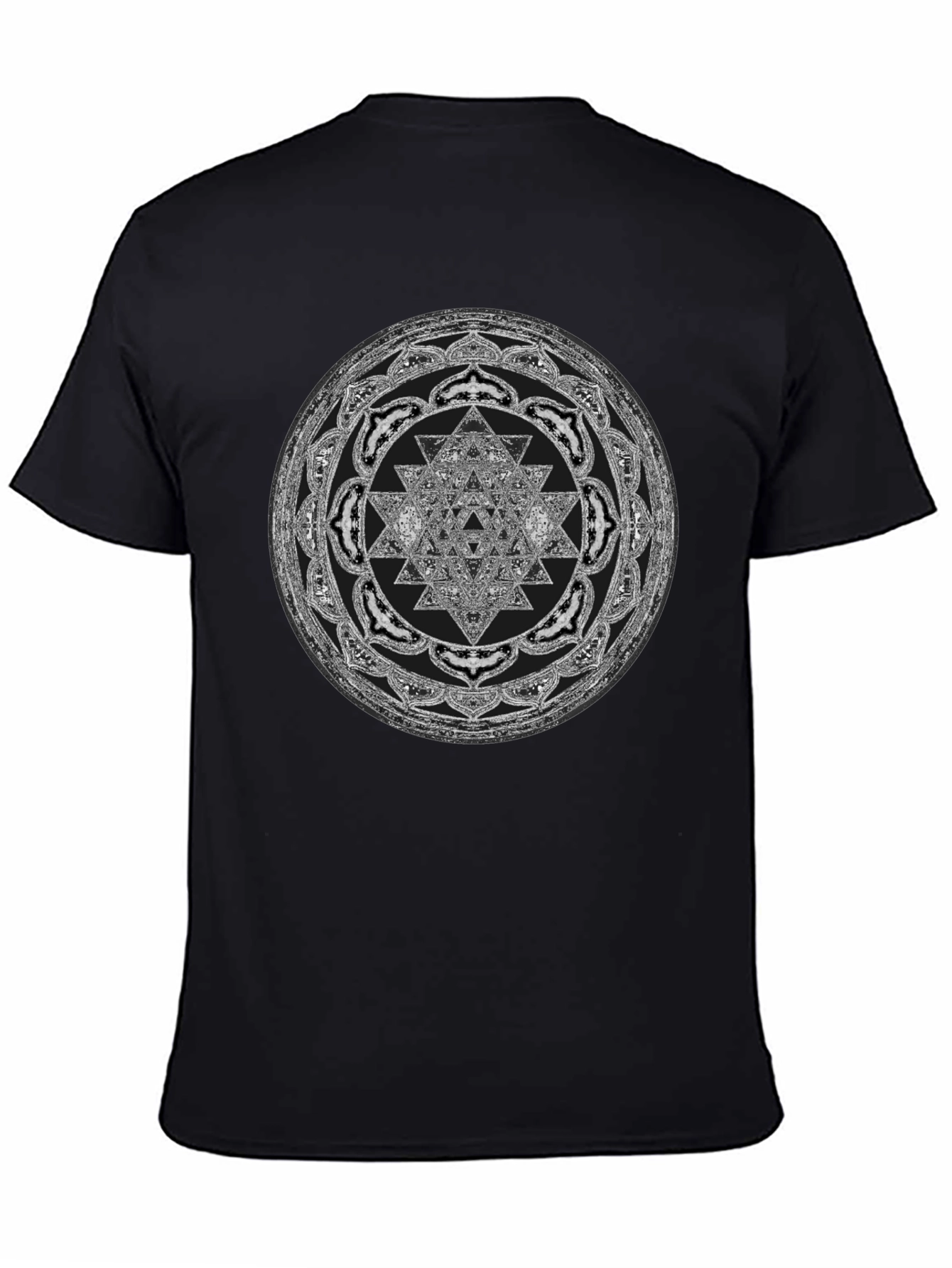 Sriyantra Mandala Graphic Tee - Spiritual Design