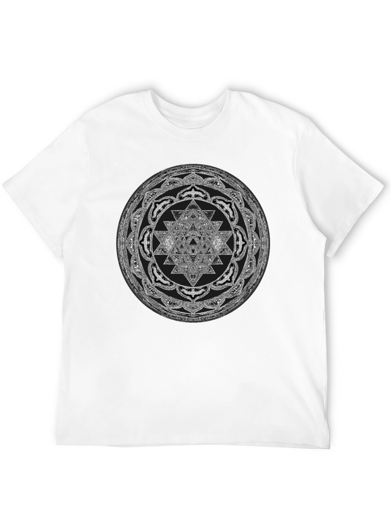 Sriyantra Mandala Graphic Tee - Spiritual Design