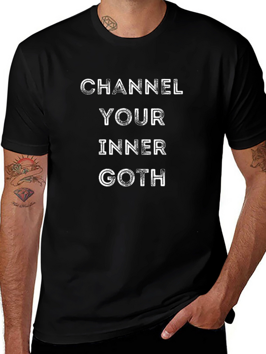 Channel Your Inner Goth T-Shirt - Stylish Dark Fashion