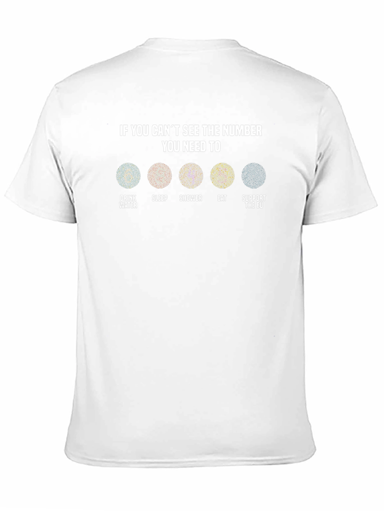 EU Vision Test T-Shirt - Need Support?