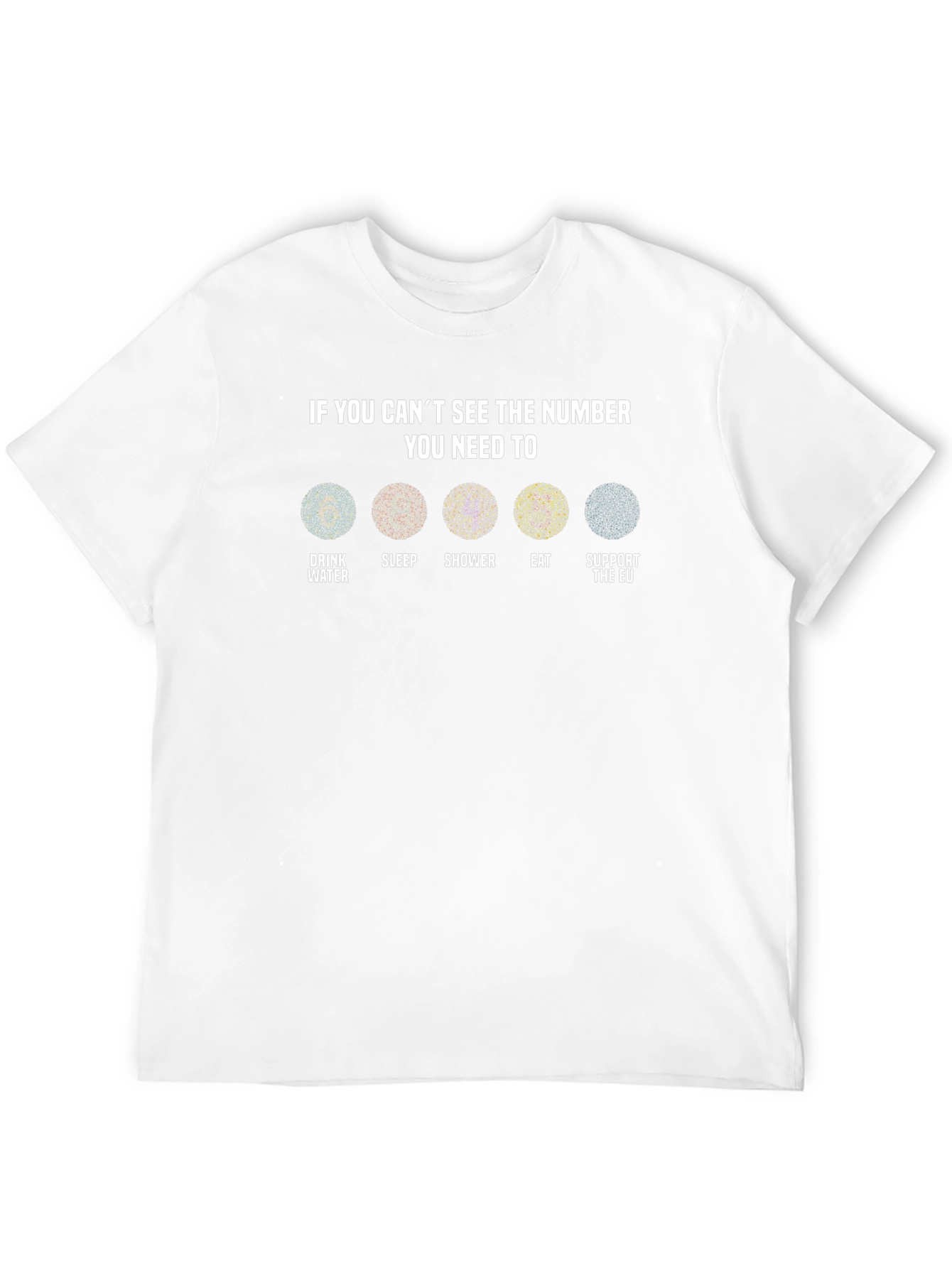EU Vision Test T-Shirt - Need Support?