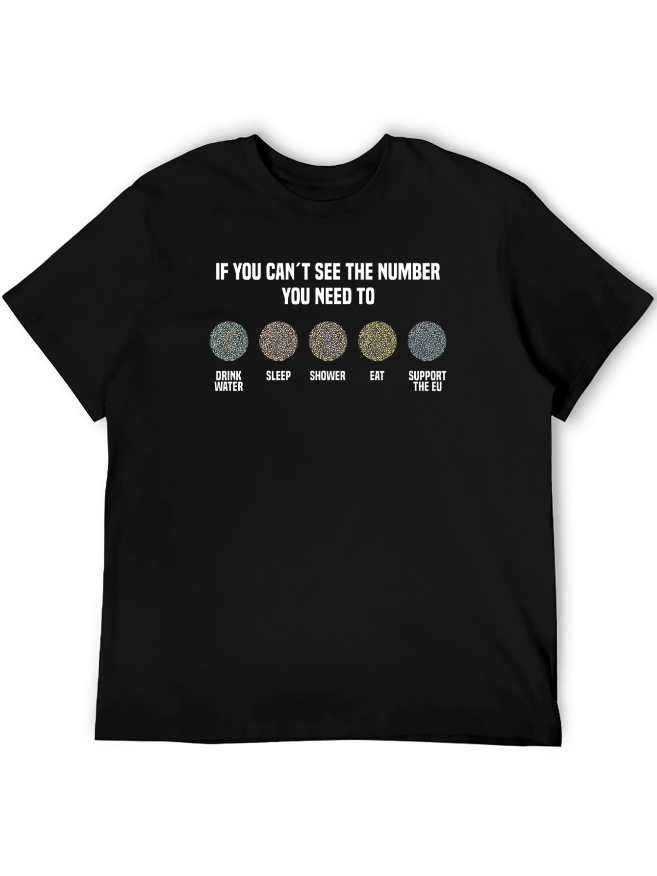 EU Vision Test T-Shirt - Need Support?