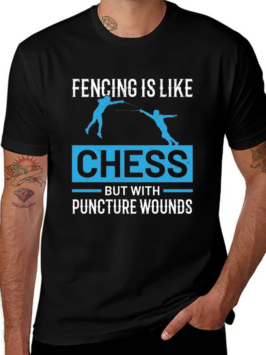 Fencing Chess Puncture Wound T-Shirt