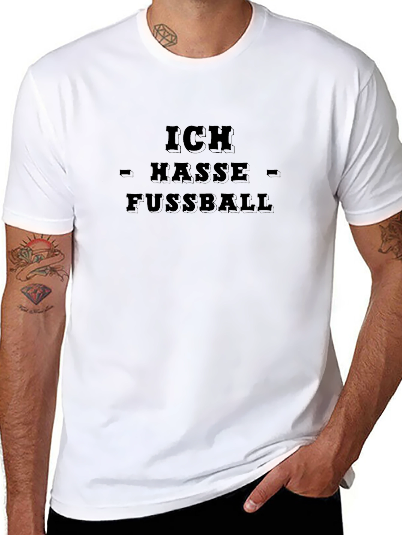 Ich Hasse Fussball - I Hate Football T-Shirt